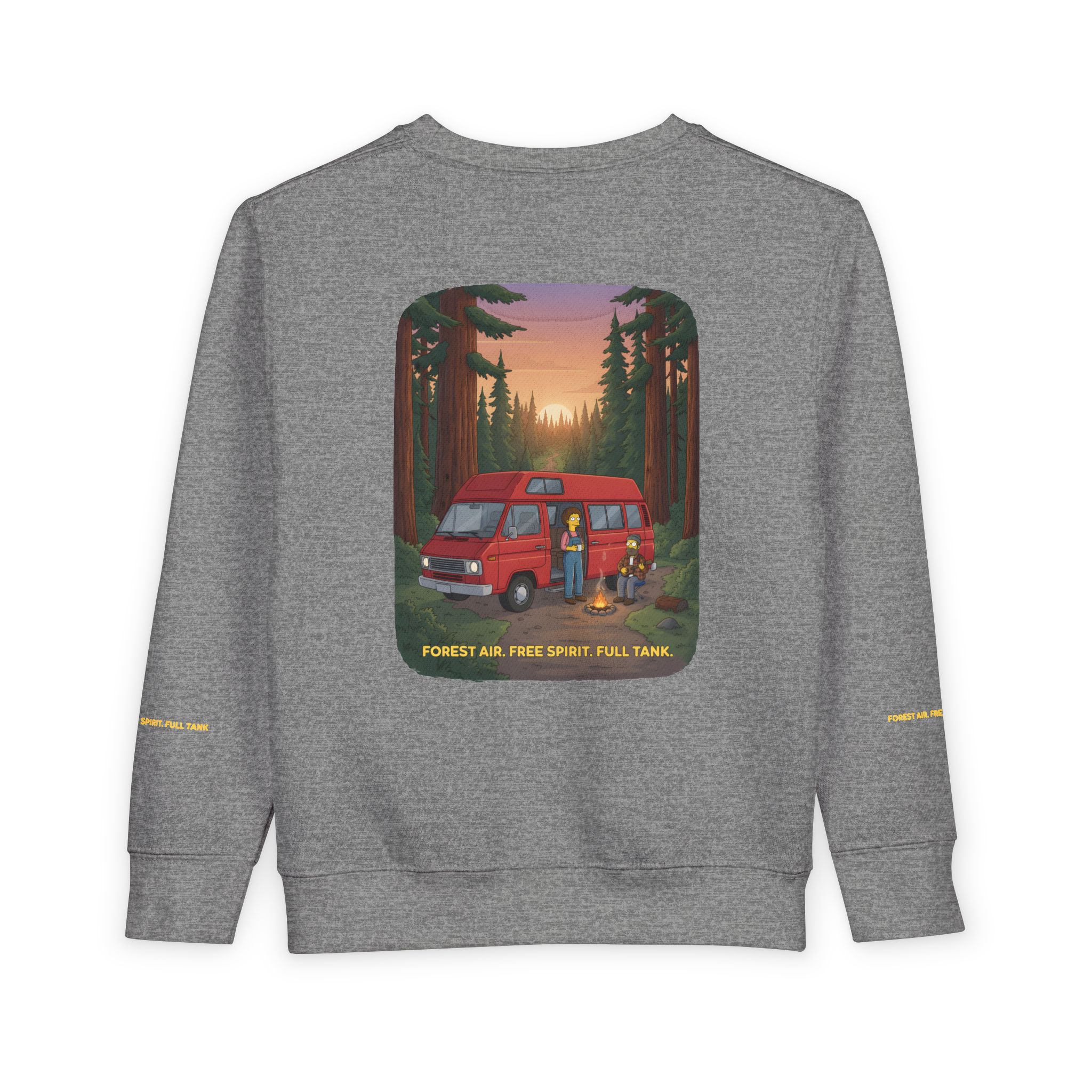 13059188233380667654_2048-1.jpeg Toddler Sweatshirt - "Forest Air Free Spirit Full Tank" (Design Sitcom-Line)