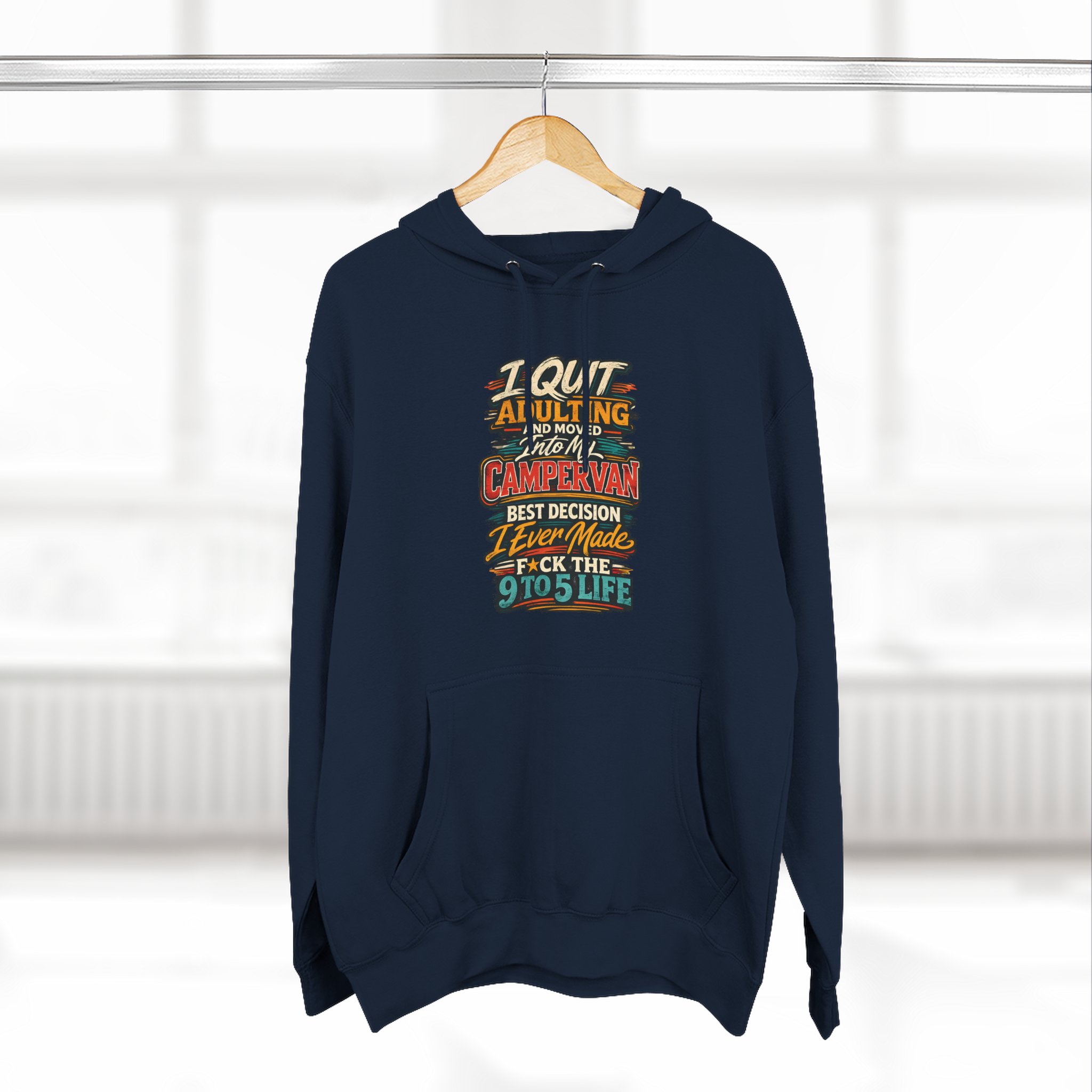 13066491393786072319_2048.jpeg Three-Panel Fleece Hoodie - "I Quit Adulting" Design F**K-Line