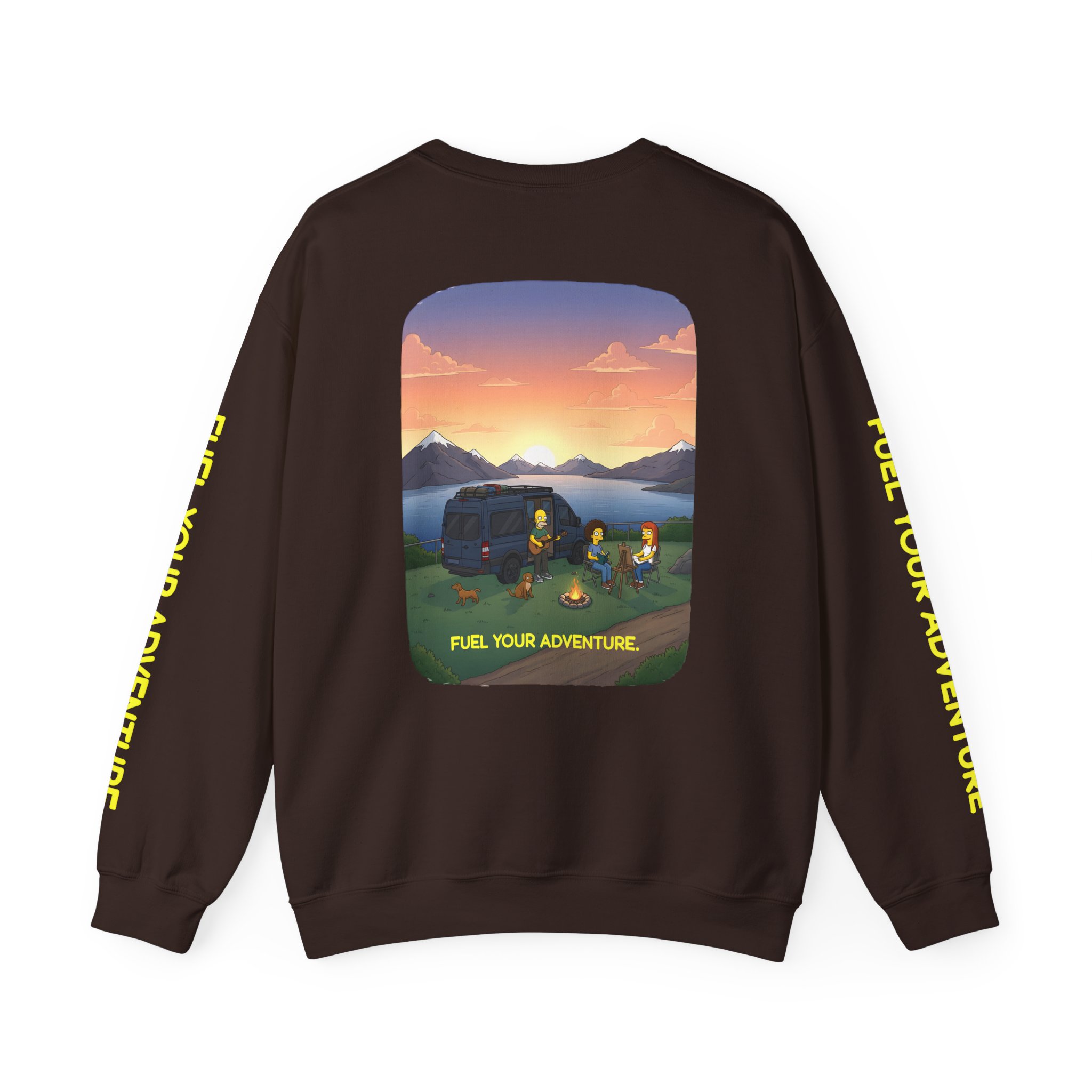 13077336230681860714_2048.jpeg Unisex Heavy Blend™ Crewneck Sweatshirt — "Fuel Your Adventure" Design Sitcom-Line