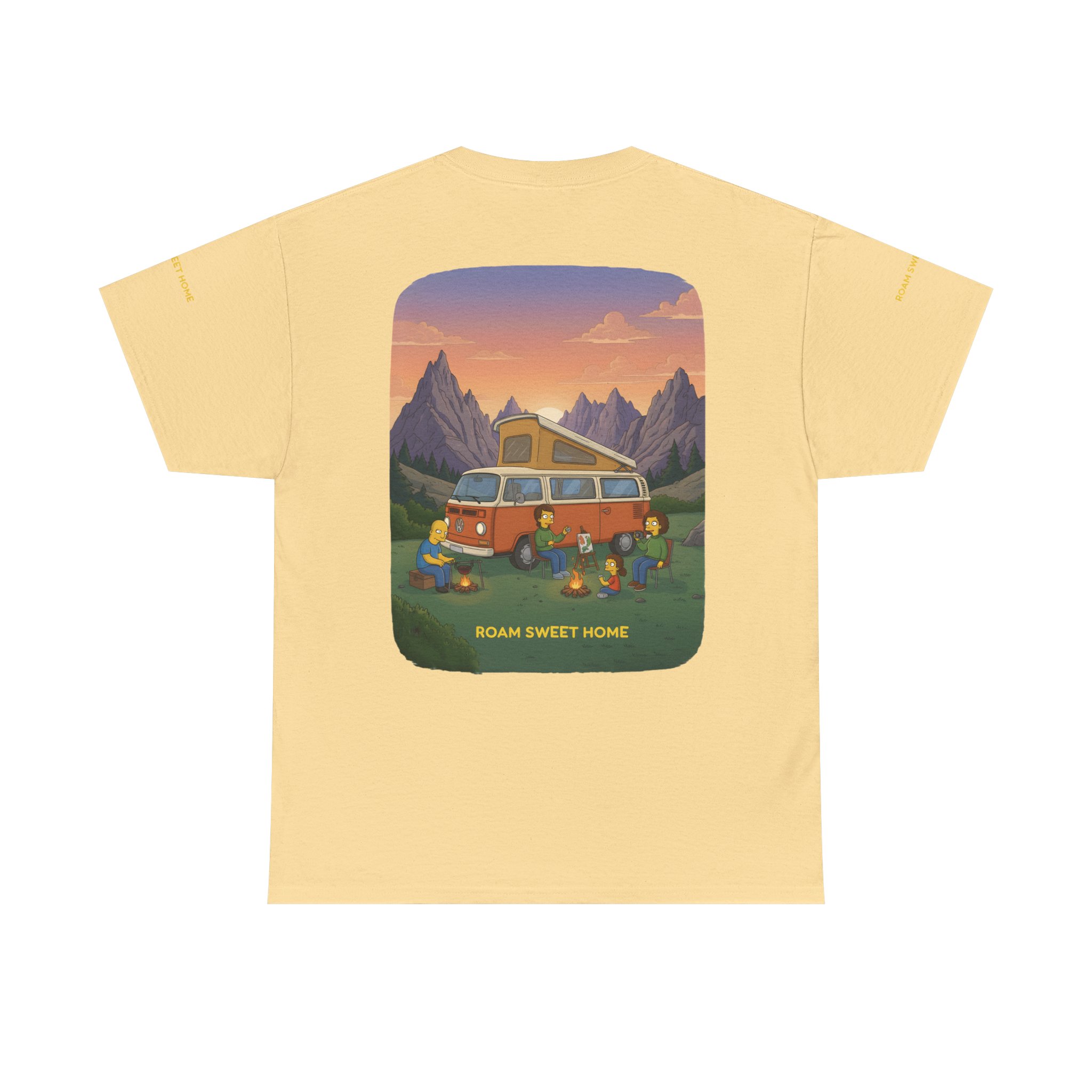 Unisex Heavy Cotton Tee — "Roam Sweet Home" Design Sitcom-Line