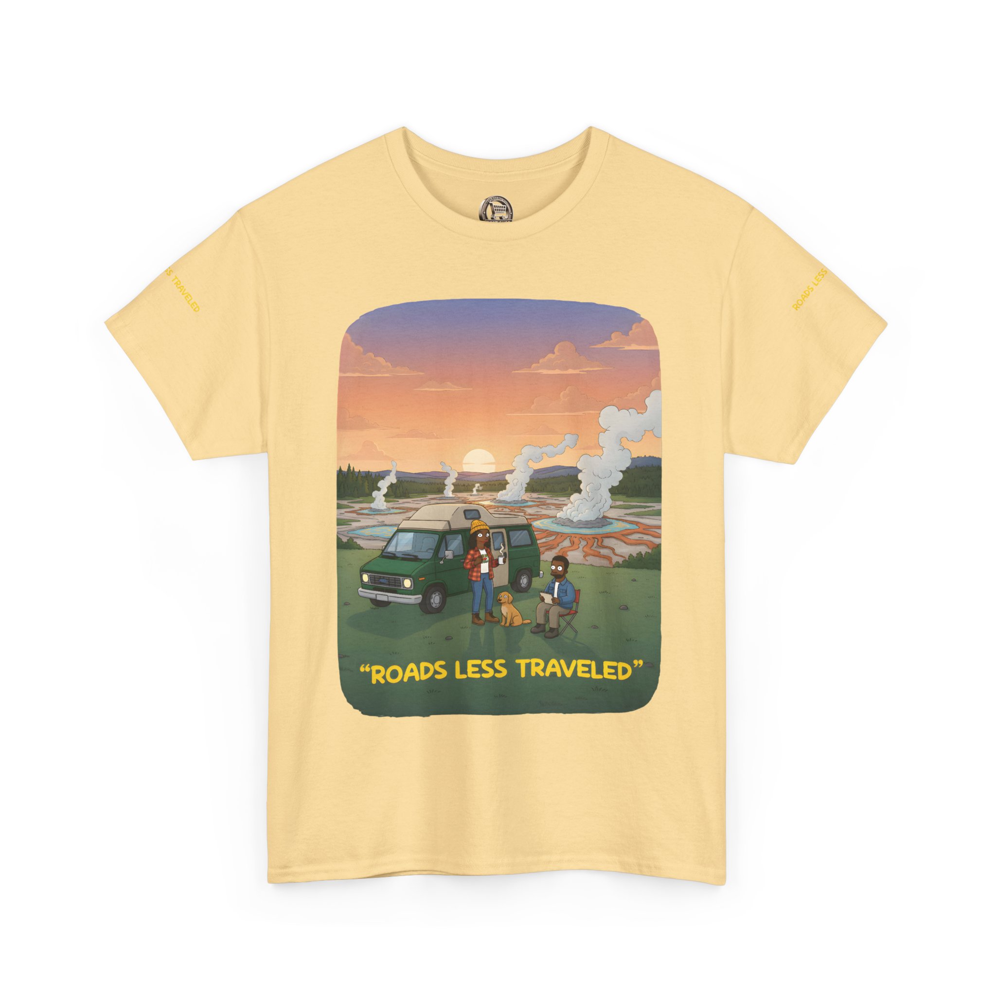 13087017450914428735_2048.jpeg Unisex Heavy Cotton Tee — "Roads Less Traveled" Design Sitcom-Line