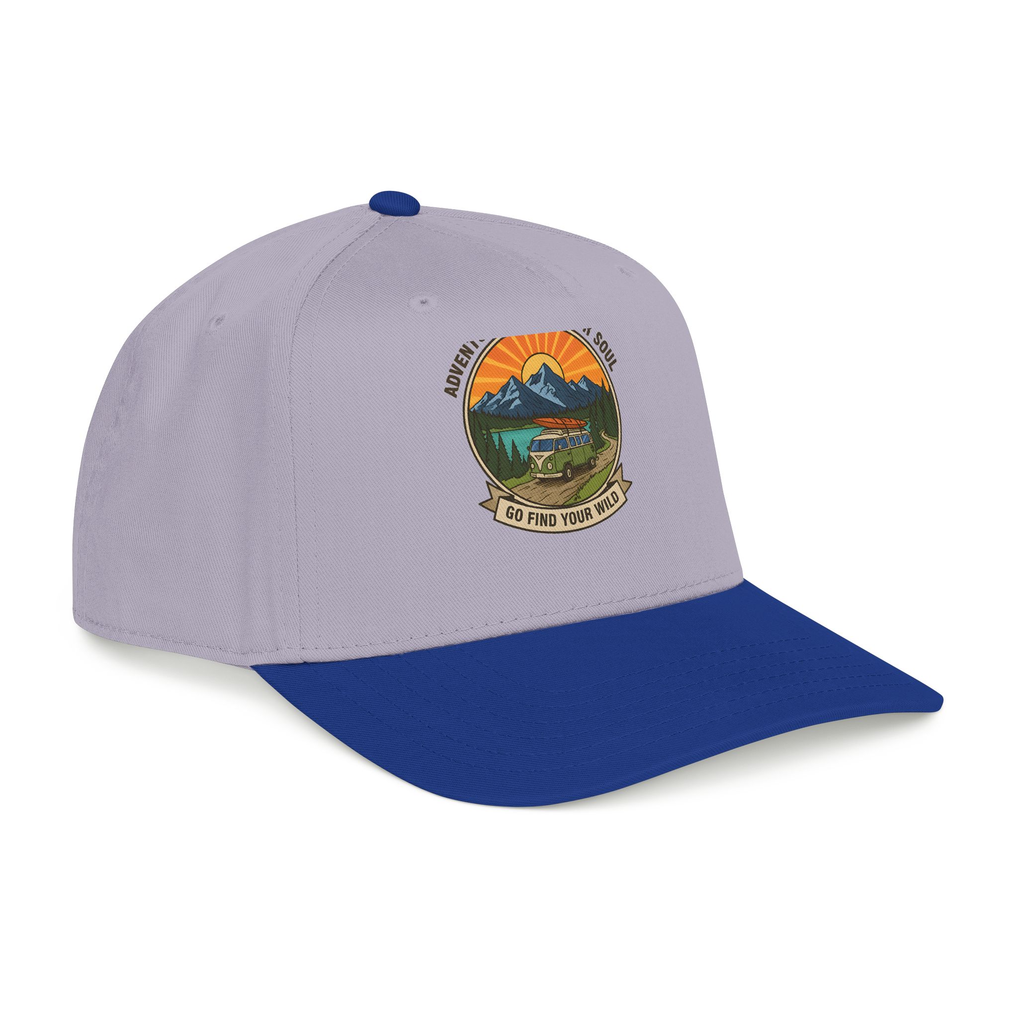 Baseball Cap — "Go Find Your Wild" Outdoor Patch