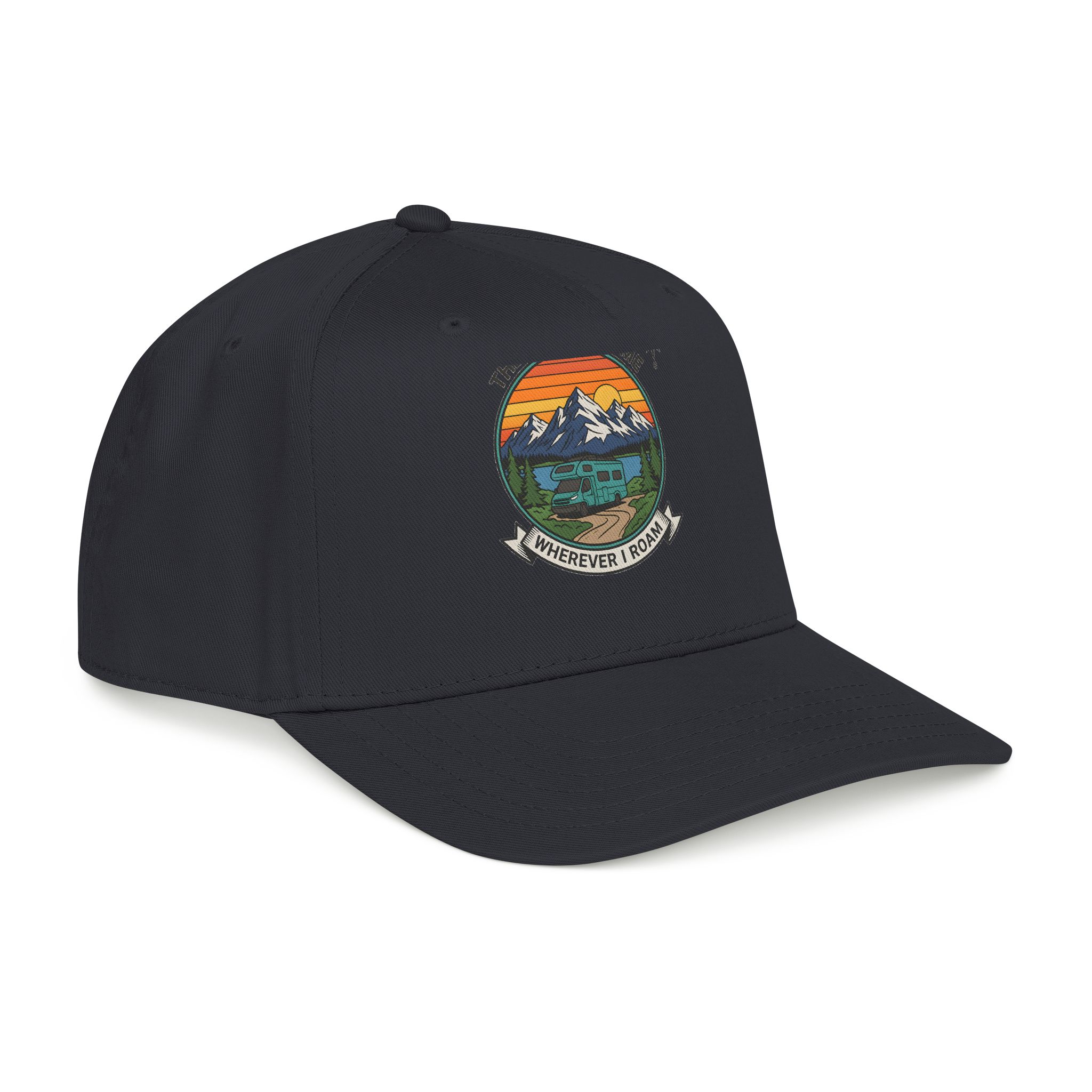 Baseball Cap — "The Road Is Home, Wherever I Roam"