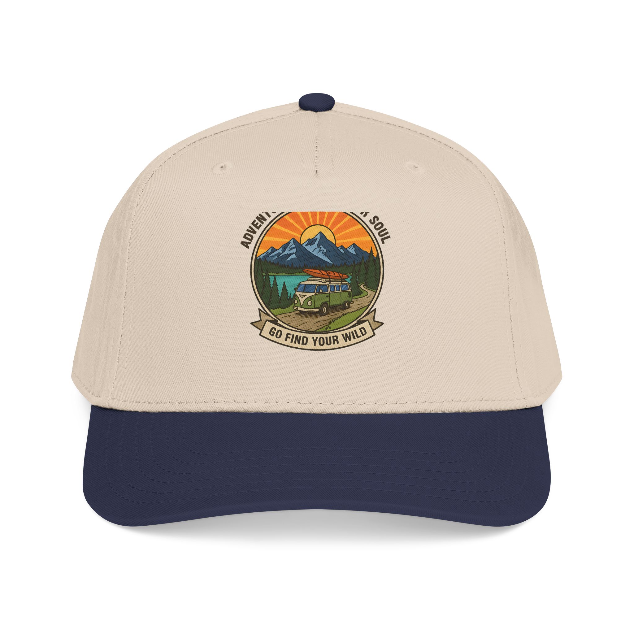 Baseball Cap — "Go Find Your Wild" Outdoor Patch