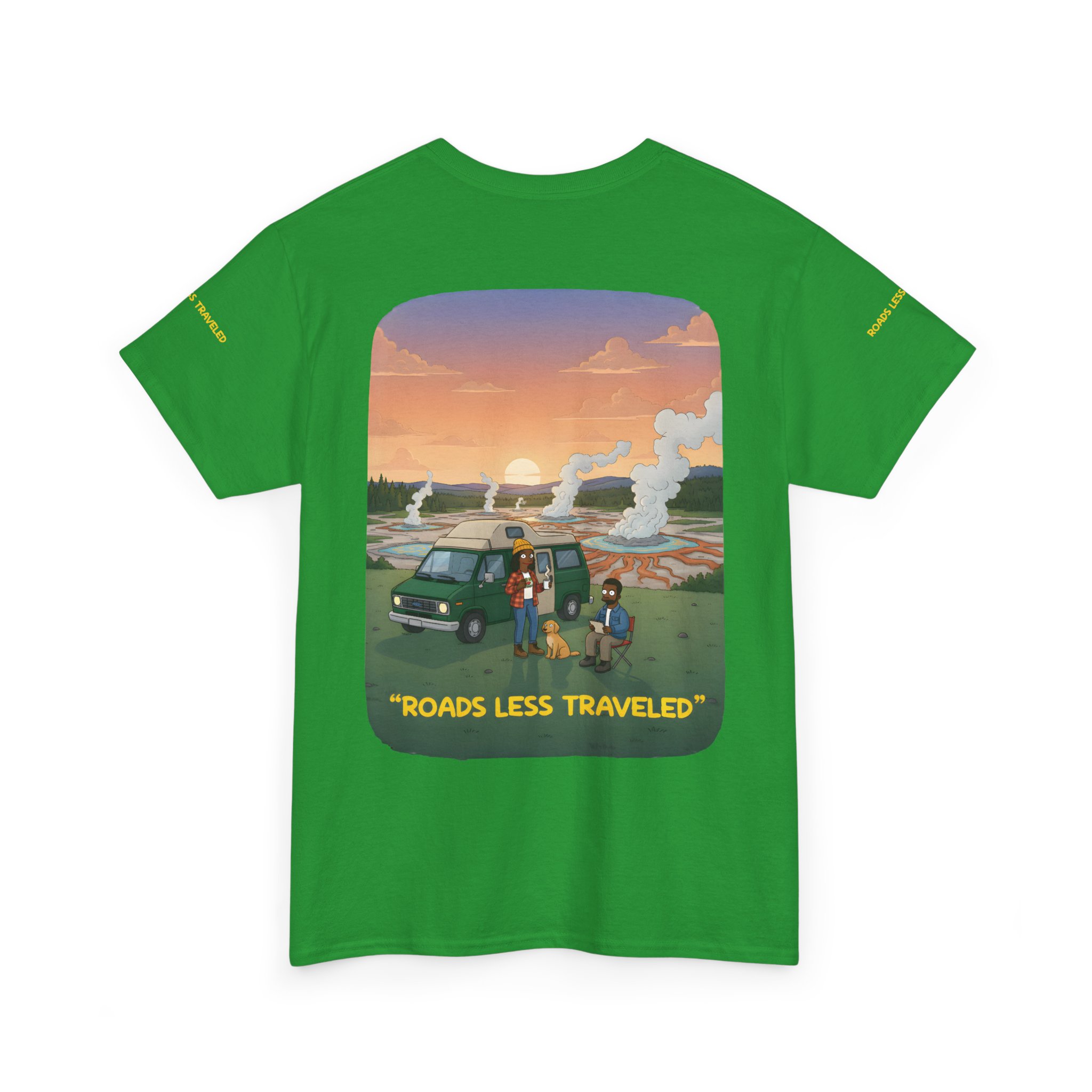 13104337902238388399_2048.jpeg Unisex Heavy Cotton Tee — "Roads Less Traveled" Design Sitcom-Line