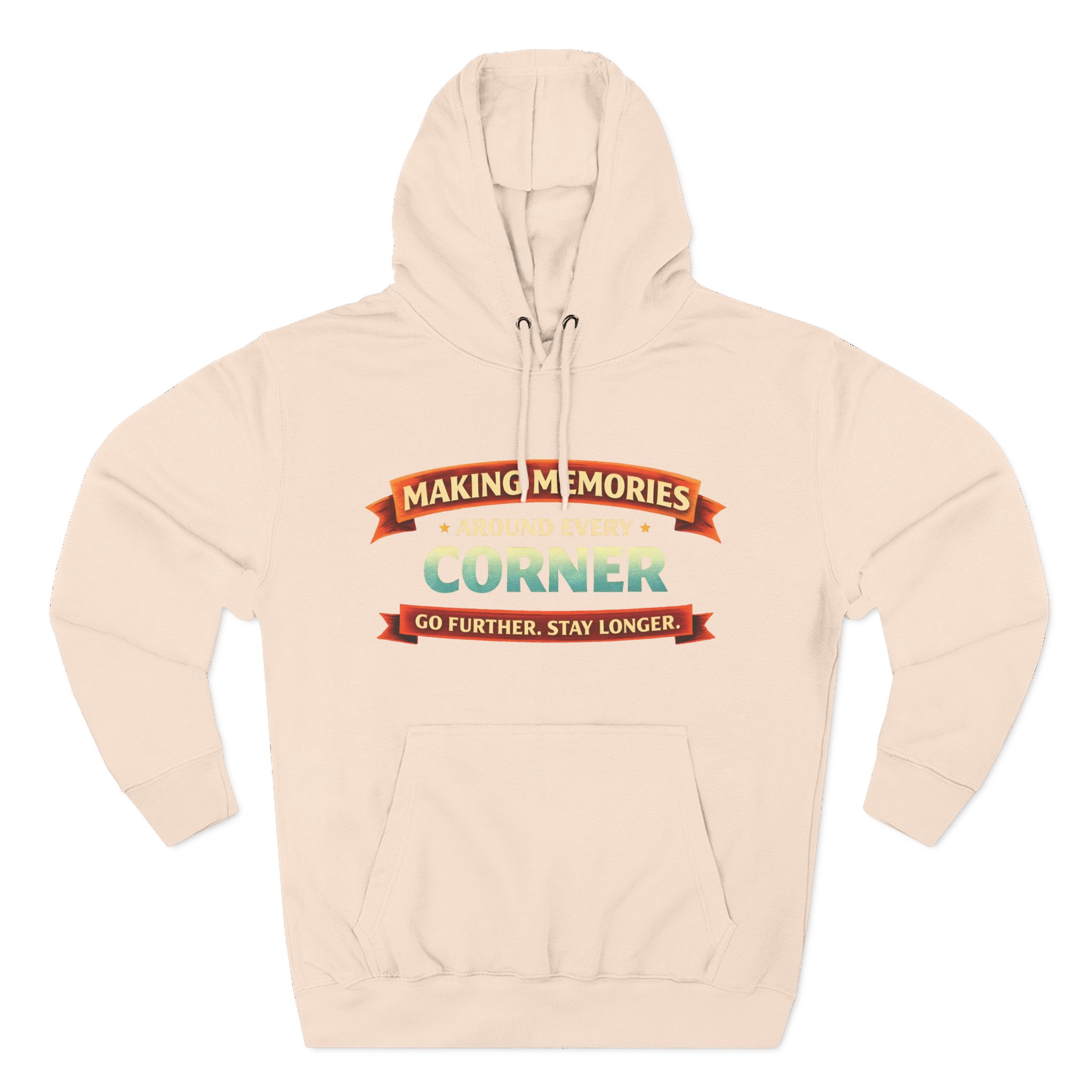Three-Panel Fleece Hoodie - "Making Memories" Design Scenic-Line