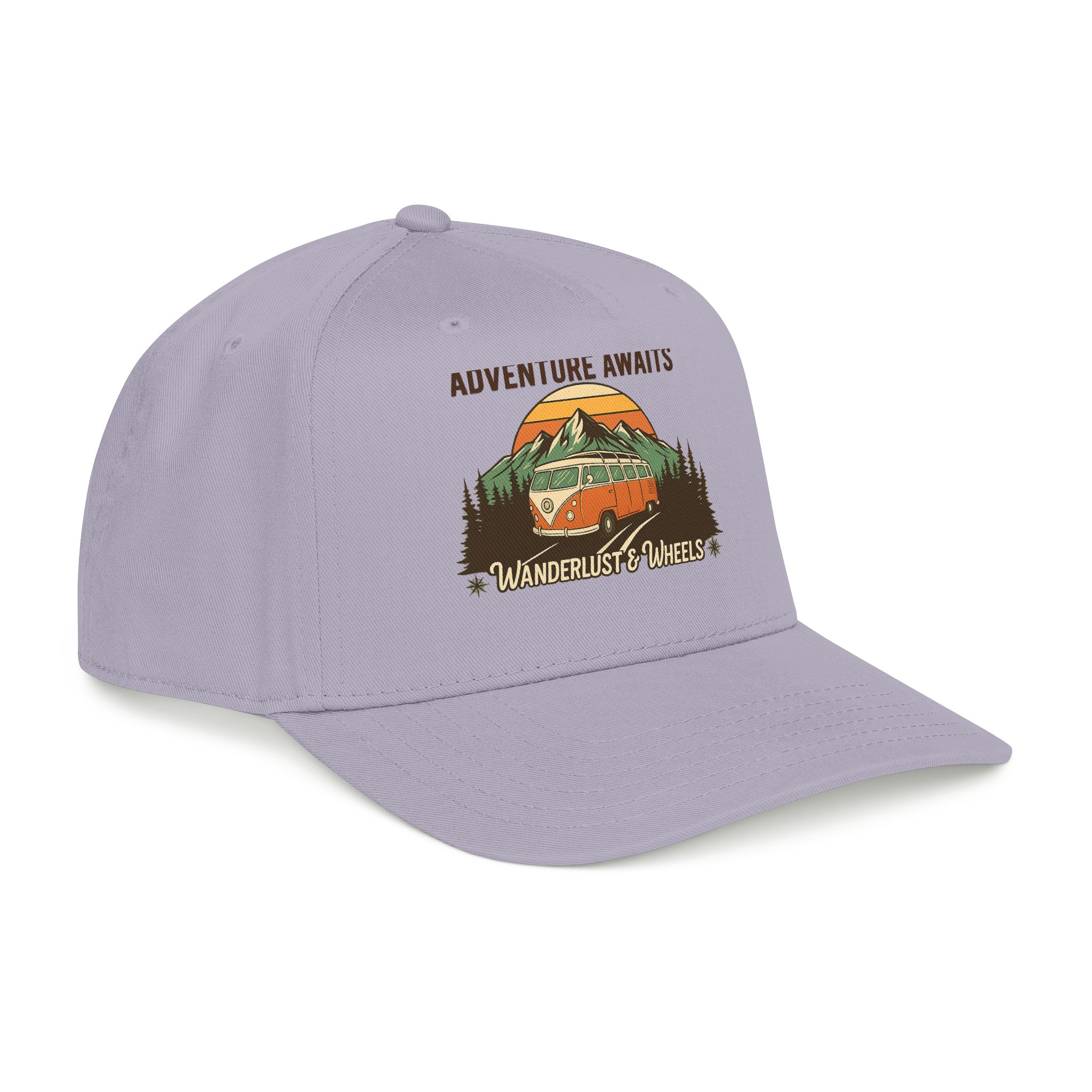 Baseball Cap - "Home Is Where You Adventure Awaits" Mid Profile Baseball Cap