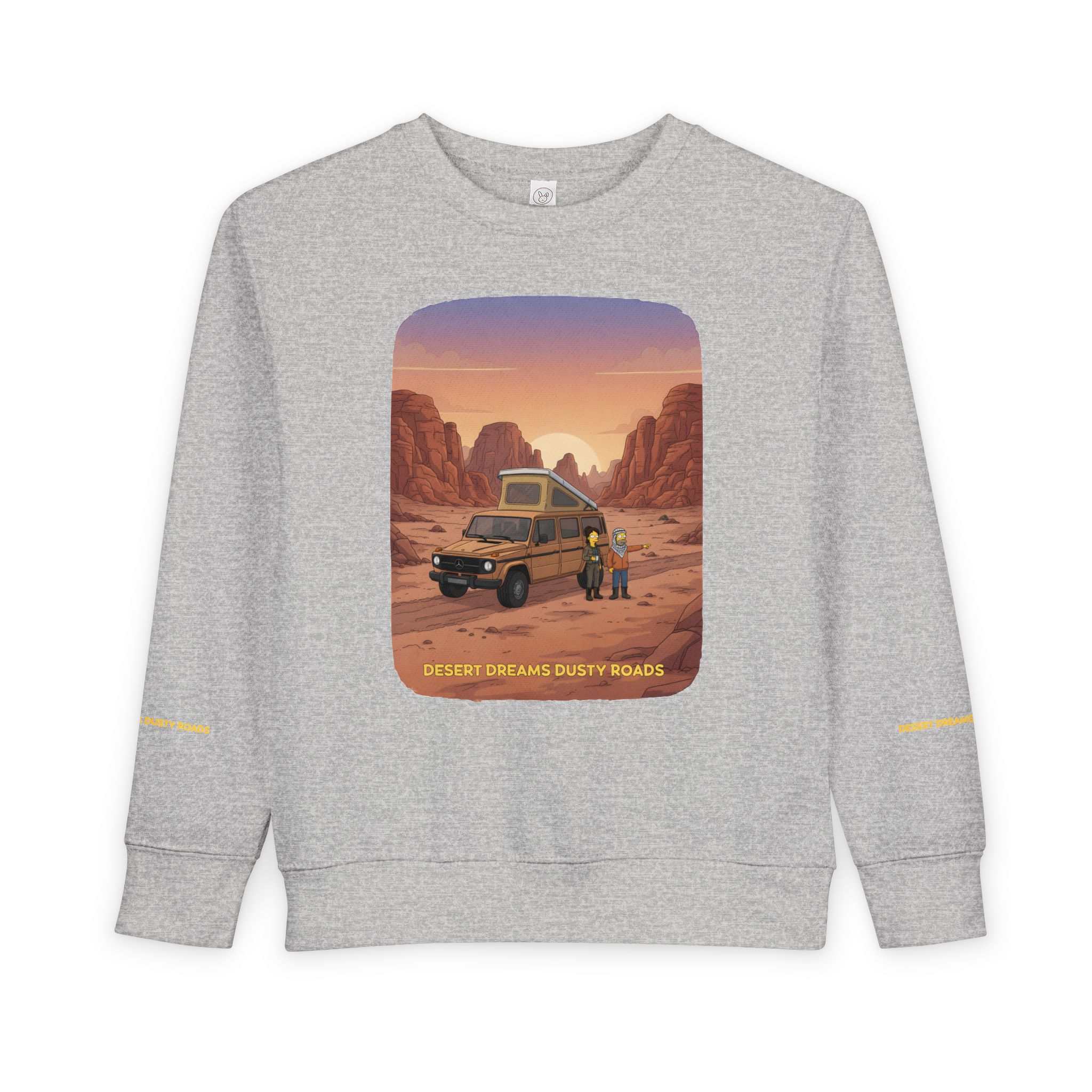 Toddler Sweatshirt - "Desert Dreams Dusty Roads" (Design Sitcom-Line)
