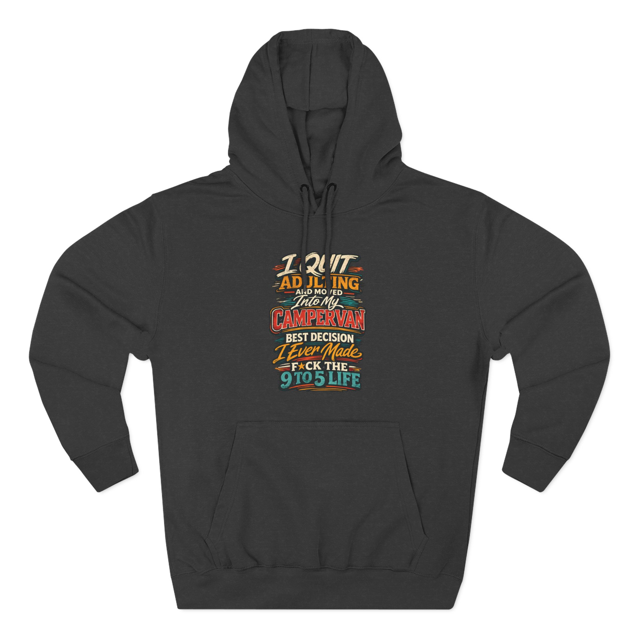 13131110108820929853_2048.jpeg Three-Panel Fleece Hoodie - "I Quit Adulting" Design F**K-Line