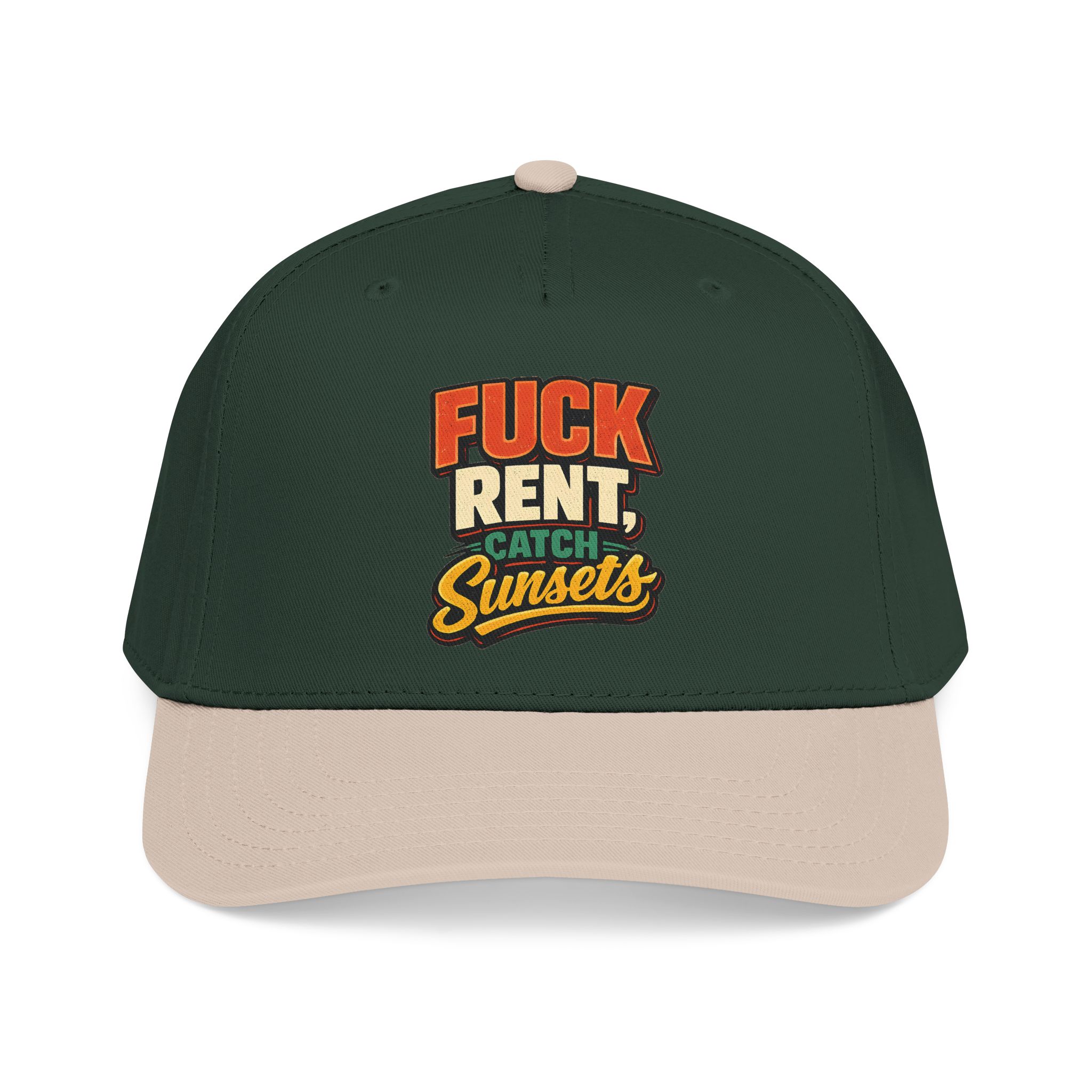 Baseball Cap - "Fuck Rent Catch Sunsets" Design F**K-Line