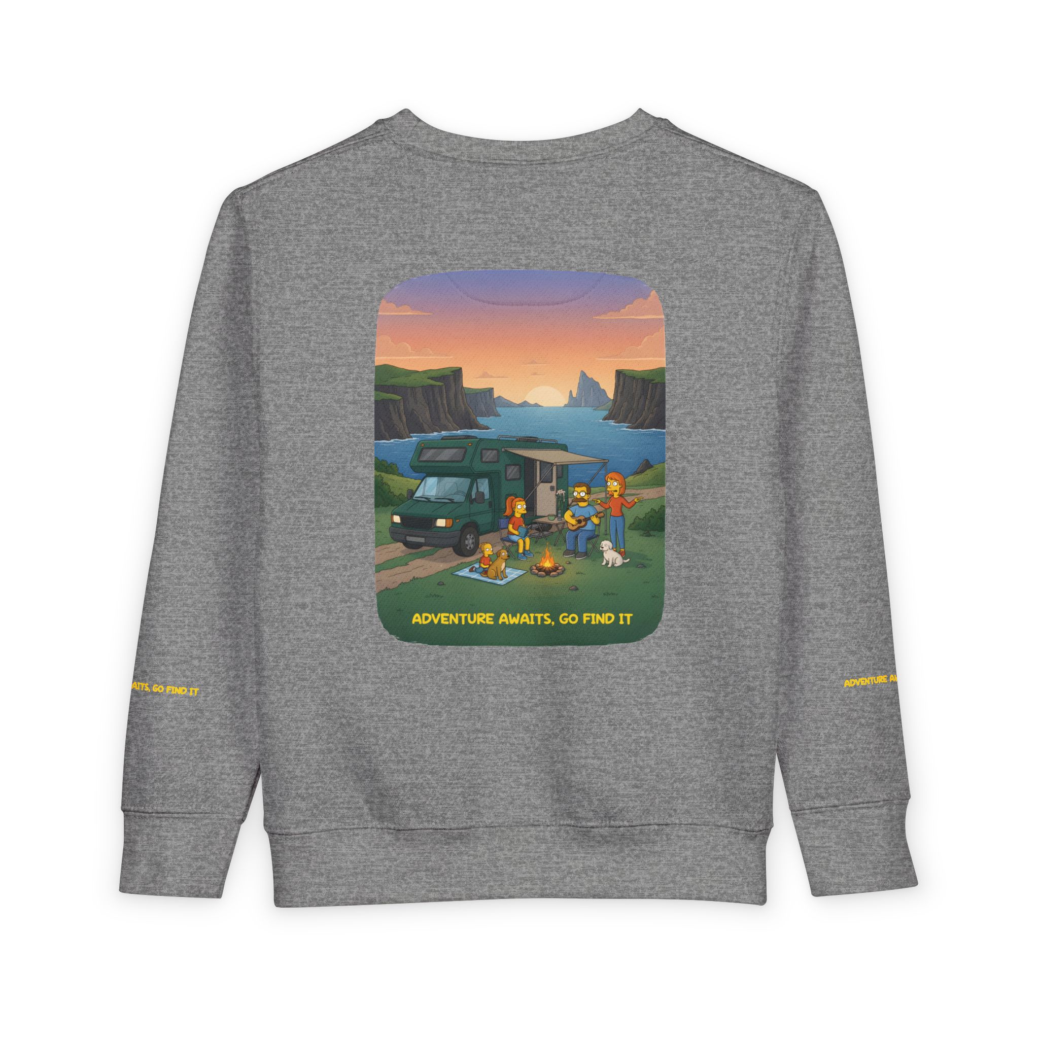 1313313302001015097_2048-1.jpeg Toddler Sweatshirt - "Adventure Awaits-Go Find It" (Design Sitcom-Line)
