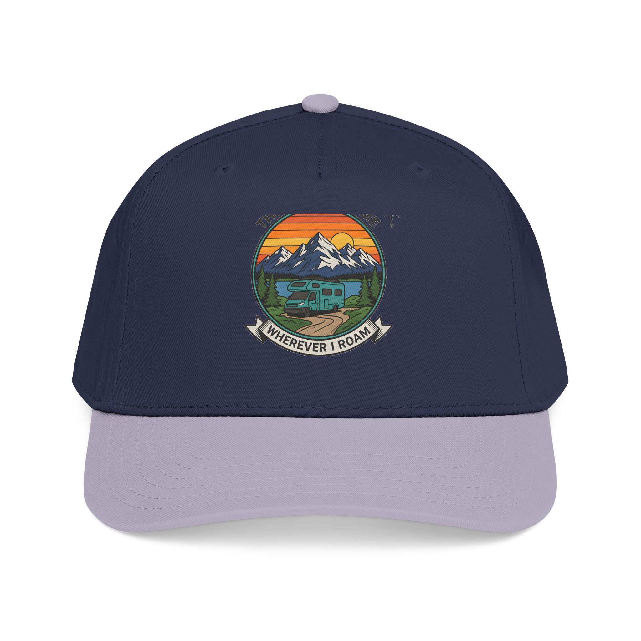 Baseball Cap — "The Road Is Home, Wherever I Roam"
