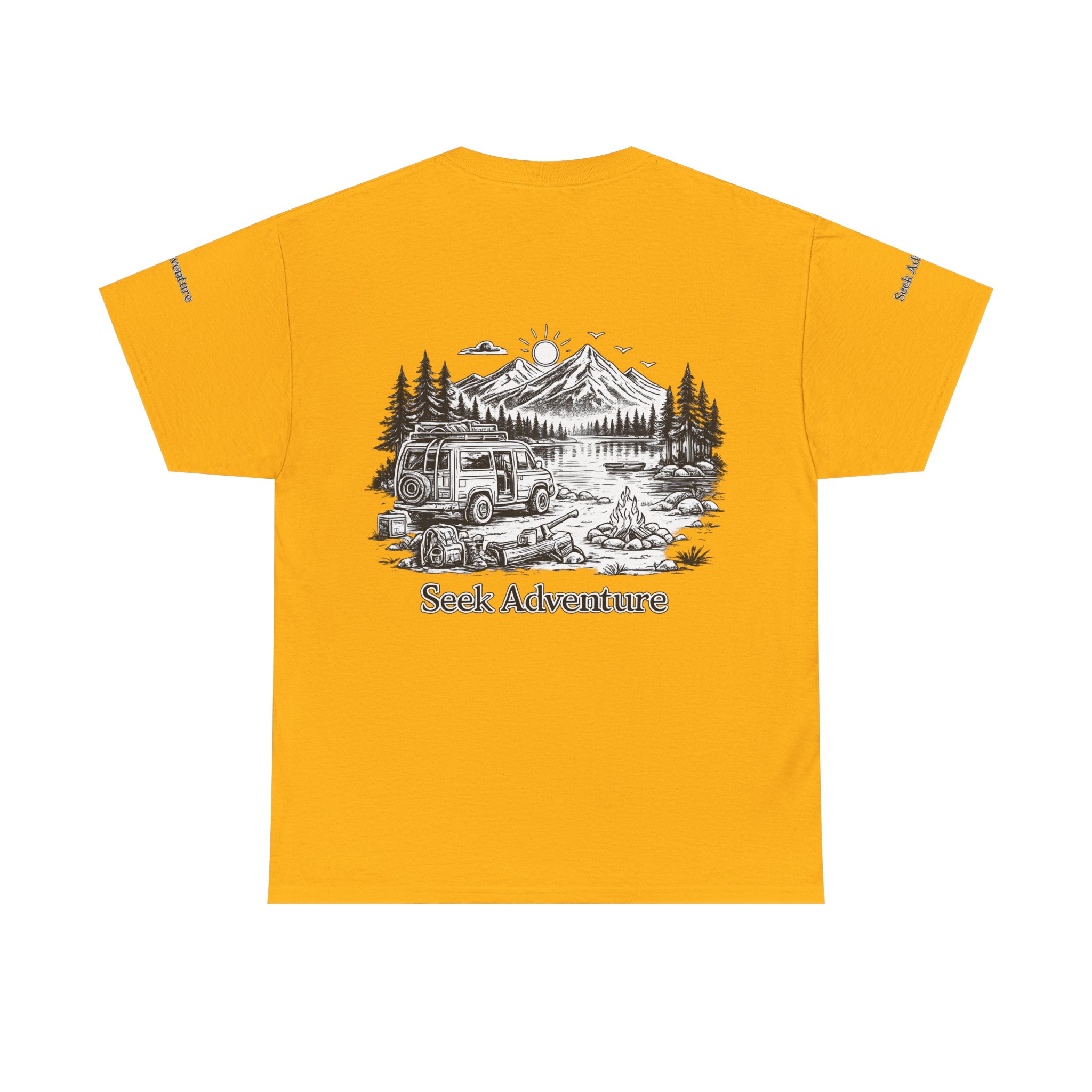 1314171378946465643_2048.jpeg Unisex Heavy Cotton Tee — "Seek Adventure" Design Minimal-Line