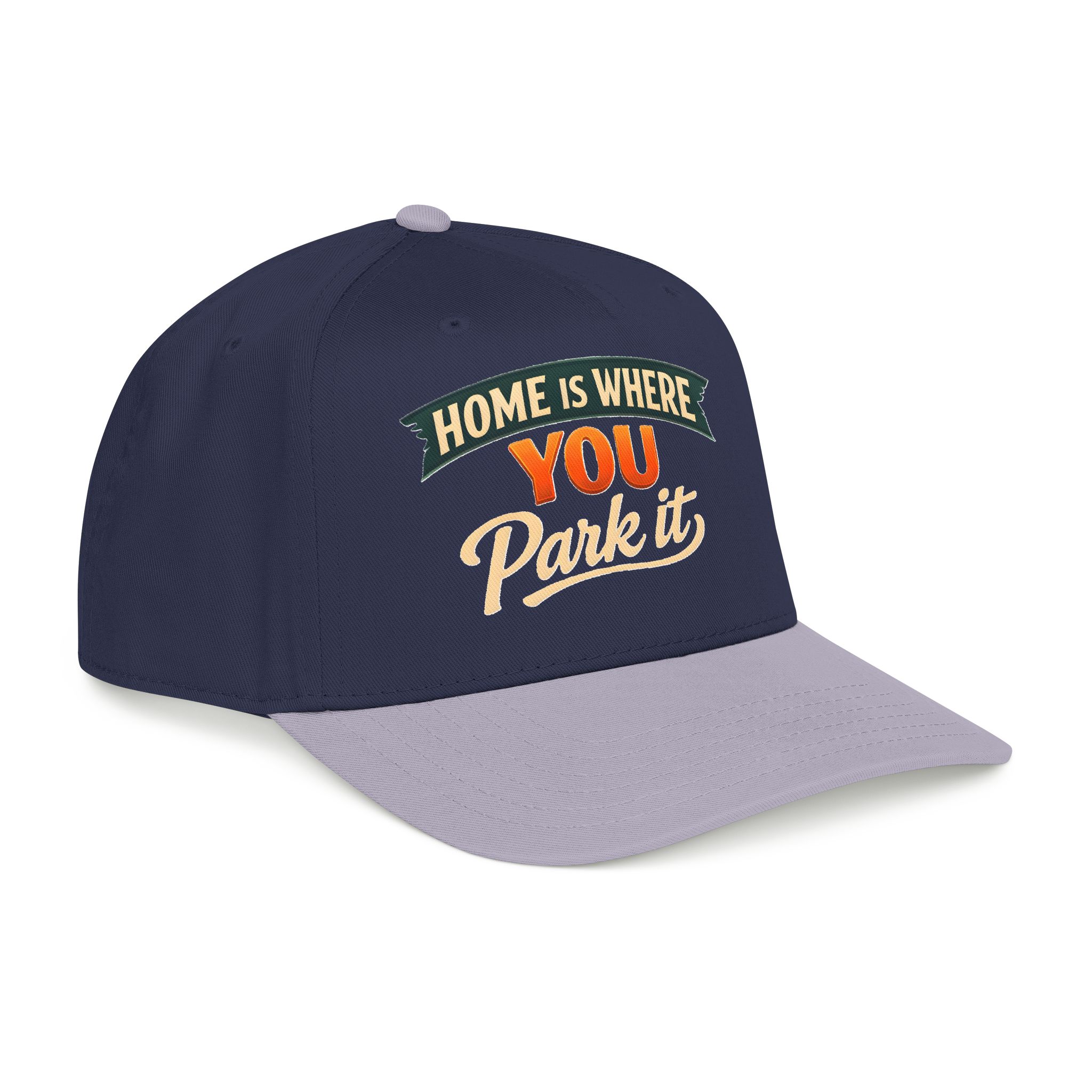 Baseball Cap - "Home Is where You Park It" Design Scenic-Line