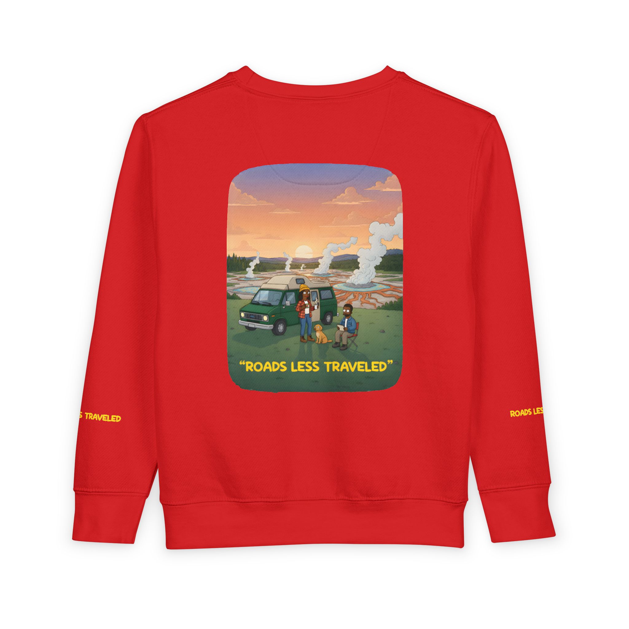 Toddler Sweatshirt - "Roads Less Traveled" (Design Sitcom-Line)