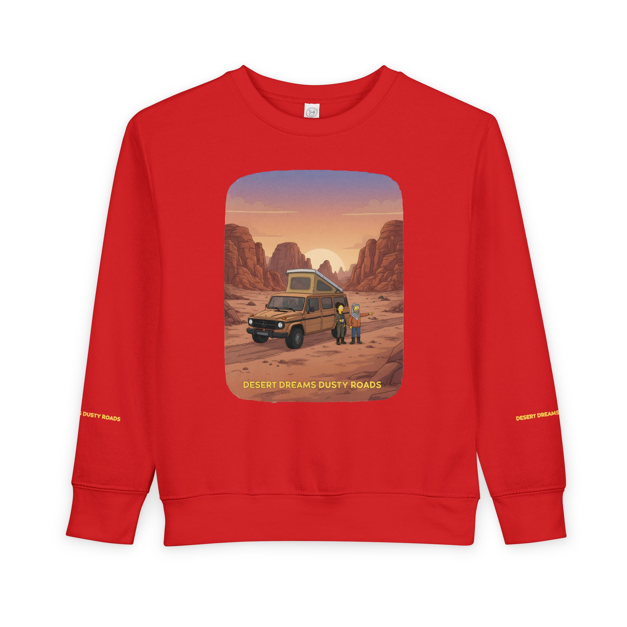 Toddler Sweatshirt - "Desert Dreams Dusty Roads" (Design Sitcom-Line)