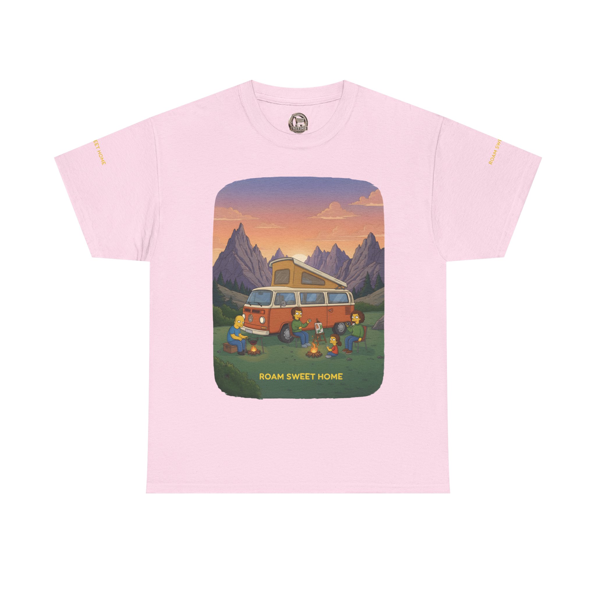 Unisex Heavy Cotton Tee — "Roam Sweet Home" Design Sitcom-Line