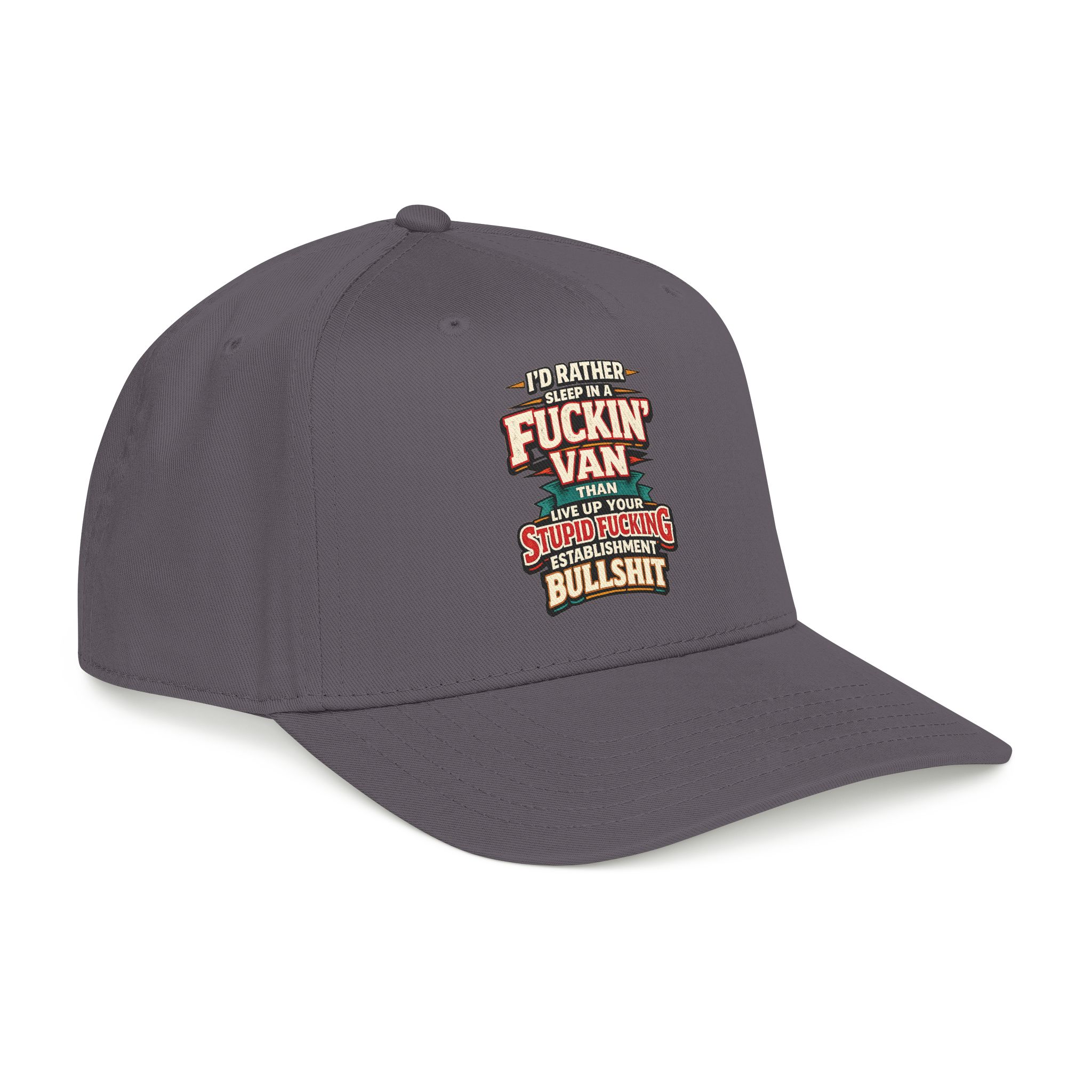 Baseball Cap - "I´d Rather Sleep in A Fucking Van" Design F**K-Line