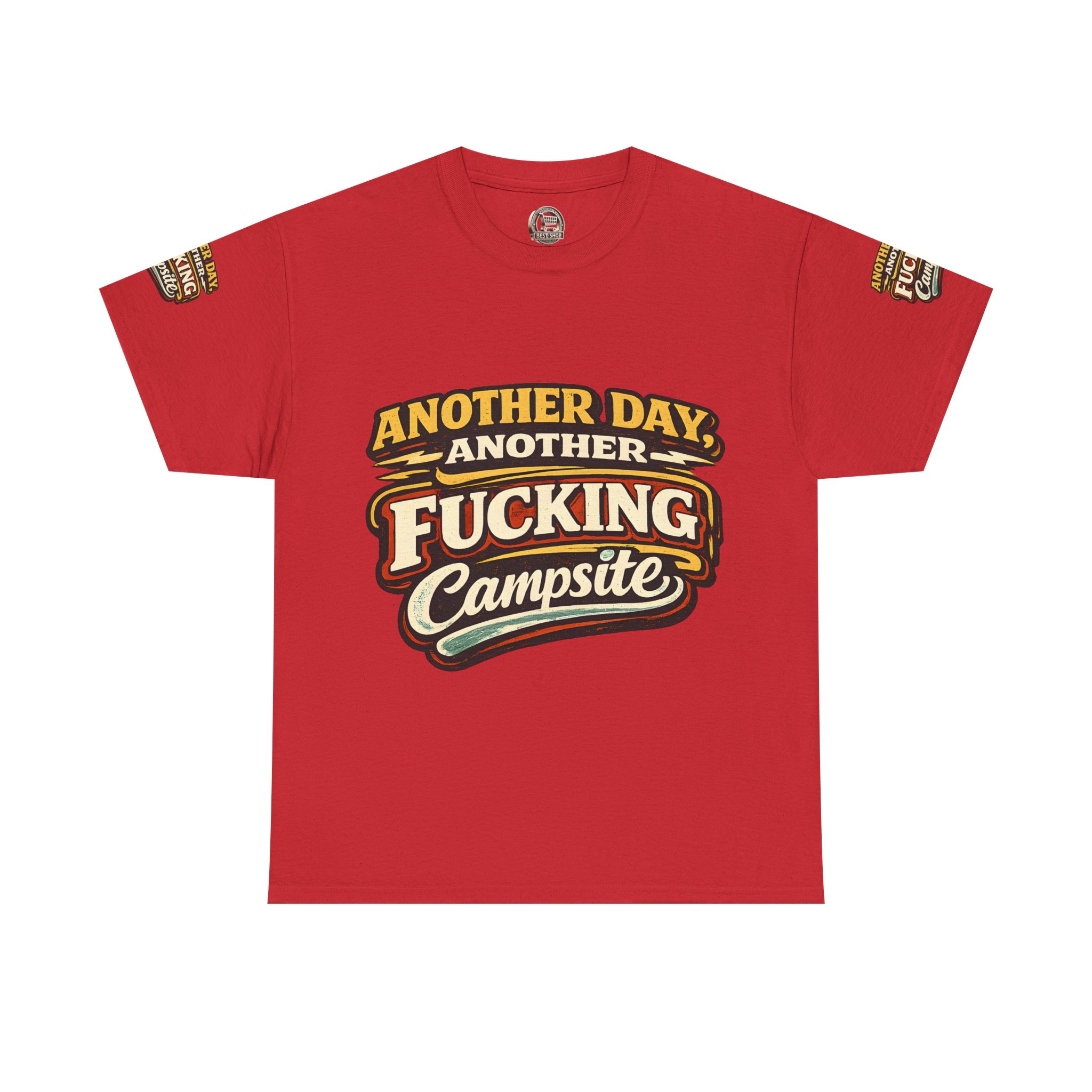 Unisex Heavy Cotton Tee — "Another Day" Design F**K-Line