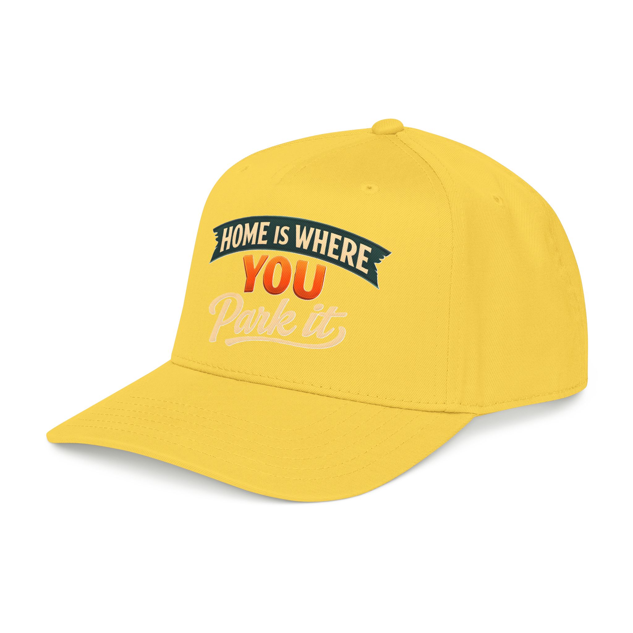 Baseball Cap - "Home Is where You Park It" Design Scenic-Line