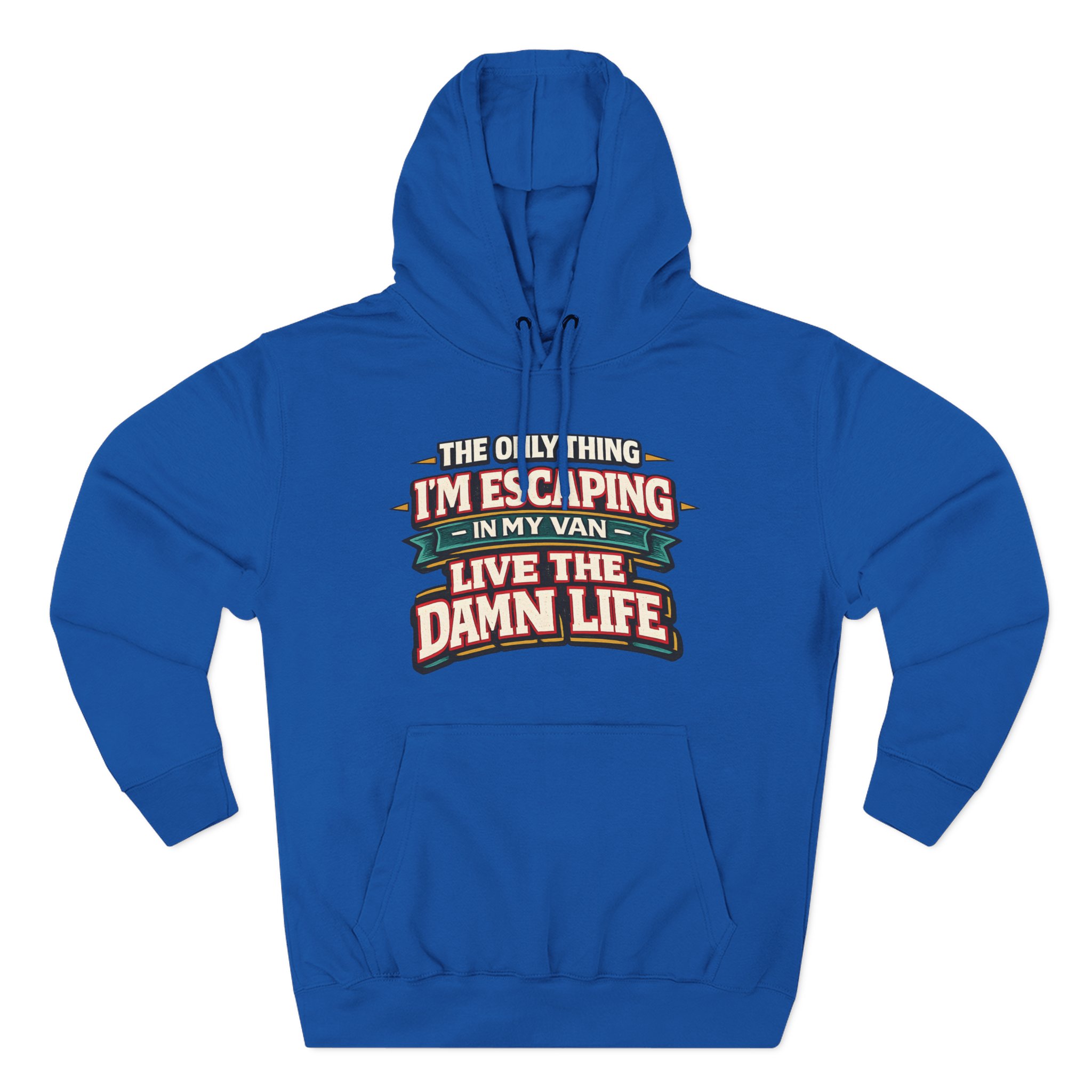 13219883148705914377_2048.jpeg Three-Panel Fleece Hoodie - "The Only Thing I´m Escaping" Design F**K-Line