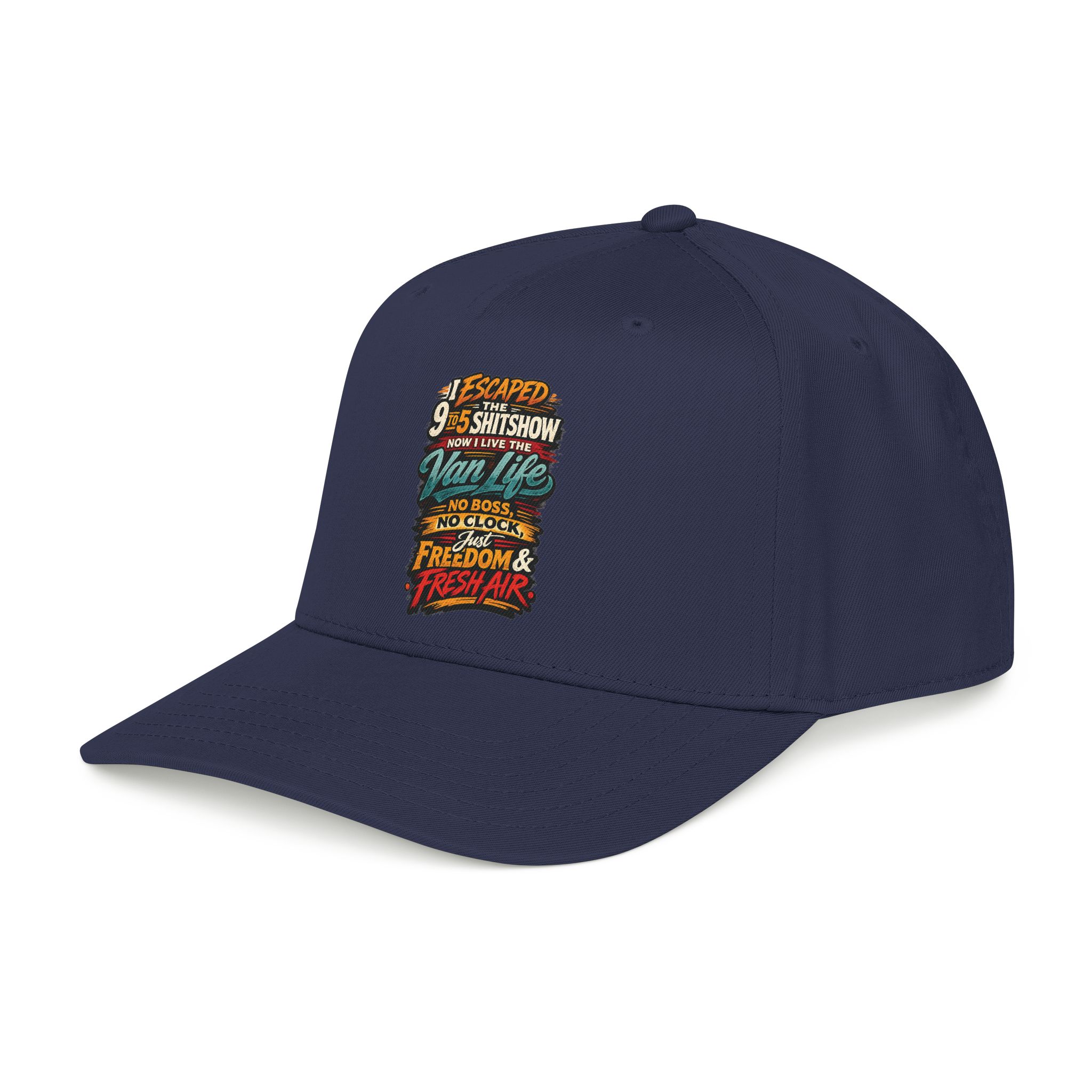 Baseball Cap - "I Escaped The 9 To 5" Design F**K-Line