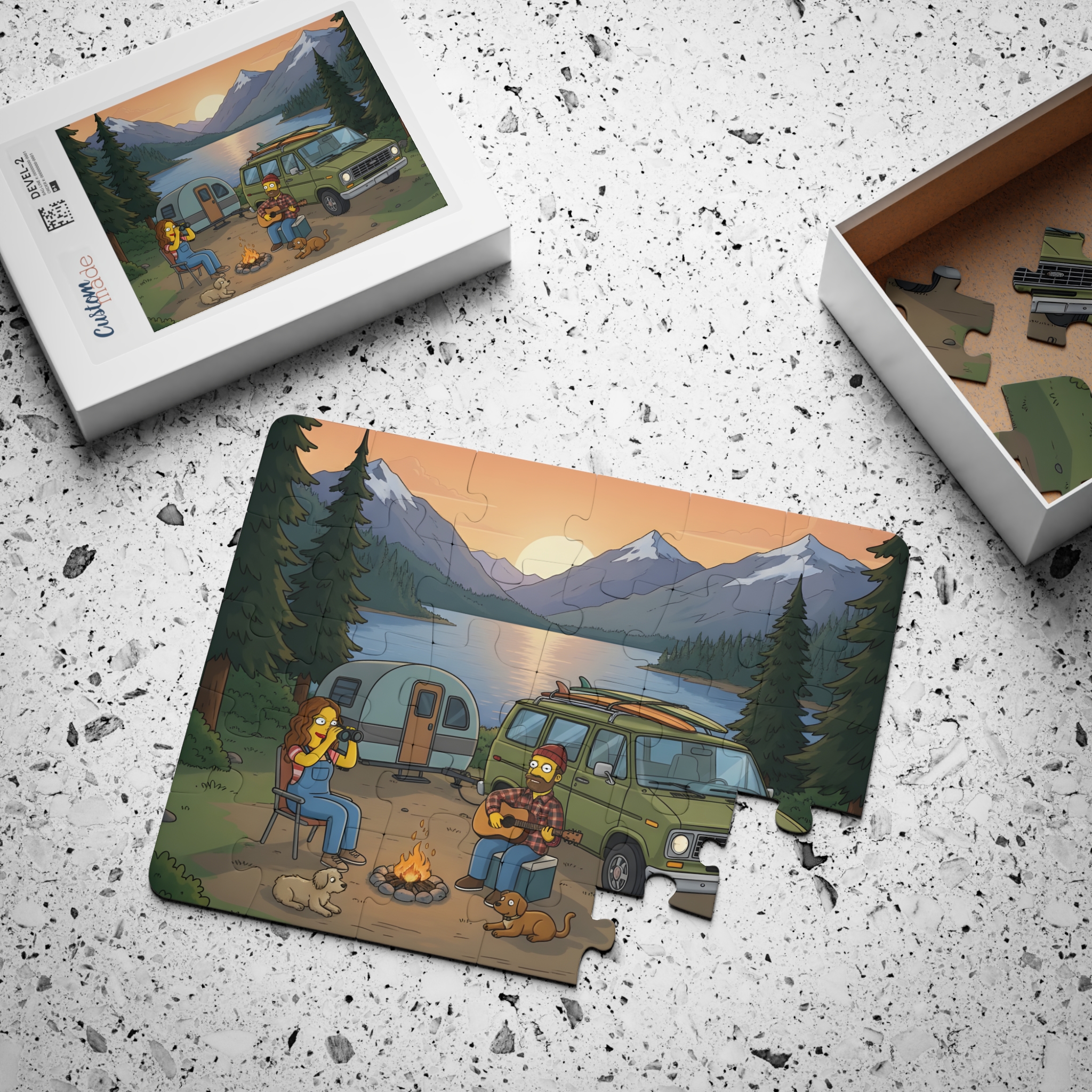 Kids' 30‑Piece Camping Puzzle — Scenic Outdoors Jigsaw for Children