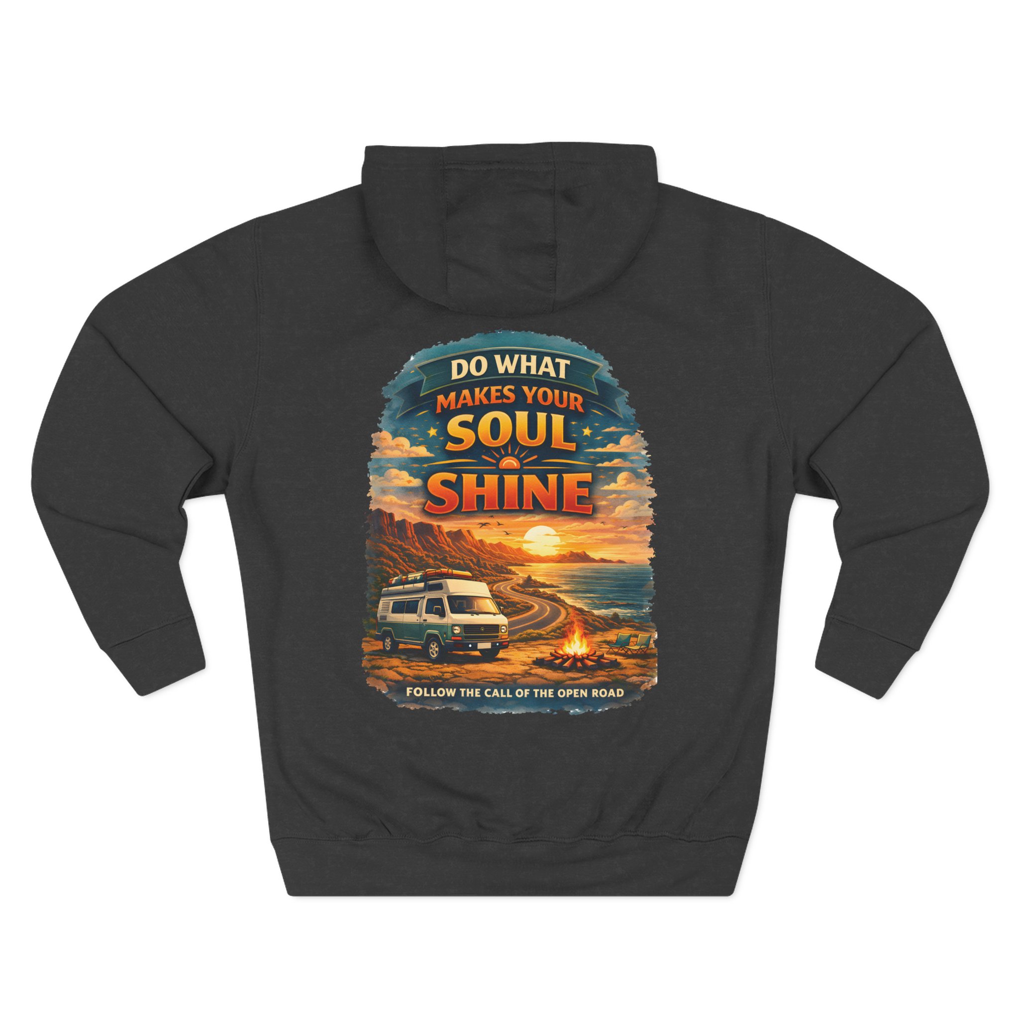 13287300120571867320_2048.jpeg Three-Panel Fleece Hoodie - "Do What Makes Your Soul Shine" Design Scenic-Line