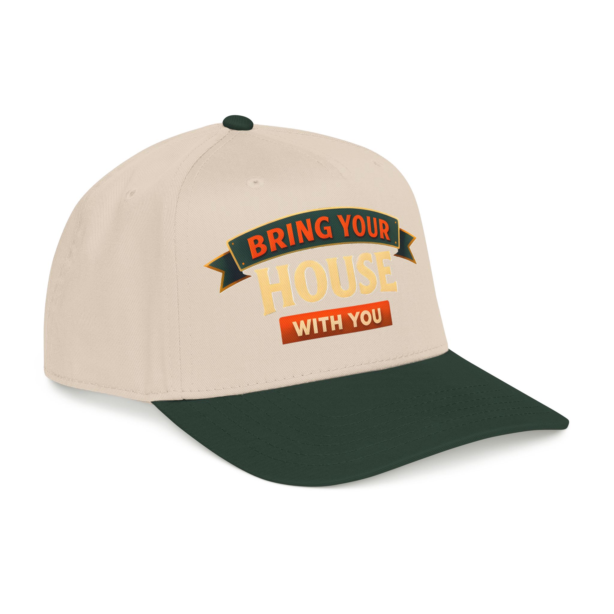 Baseball Cap - "Bring Your House With You" Design Scenic-Line