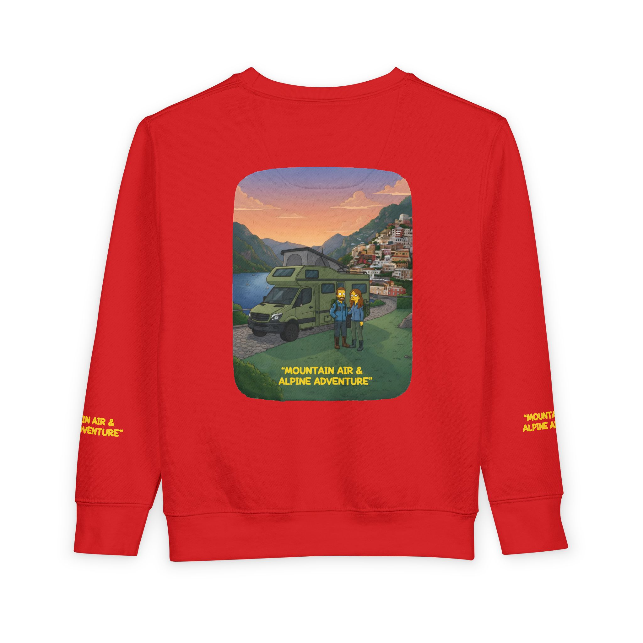 Toddler Sweatshirt - "Mountain Air And Alpine Adventure" (Design Sitcom-Line)