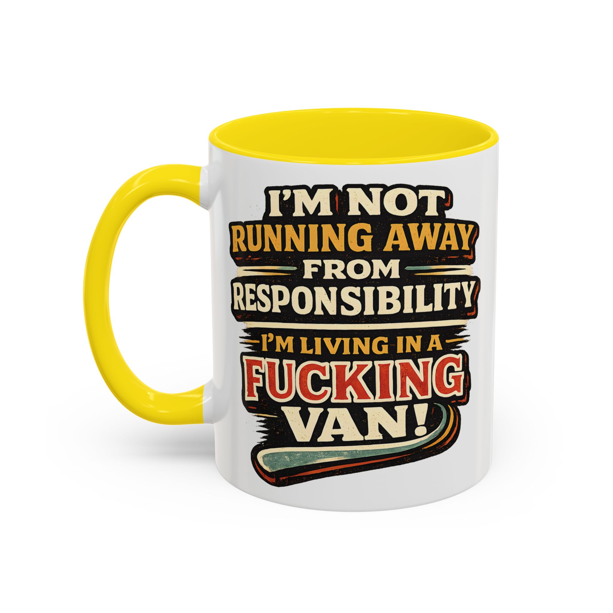 13300041127682559723_2048.jpeg Accent Coffee Mug (11, 15oz) — "I`m Not running Away" Design F**K-Line