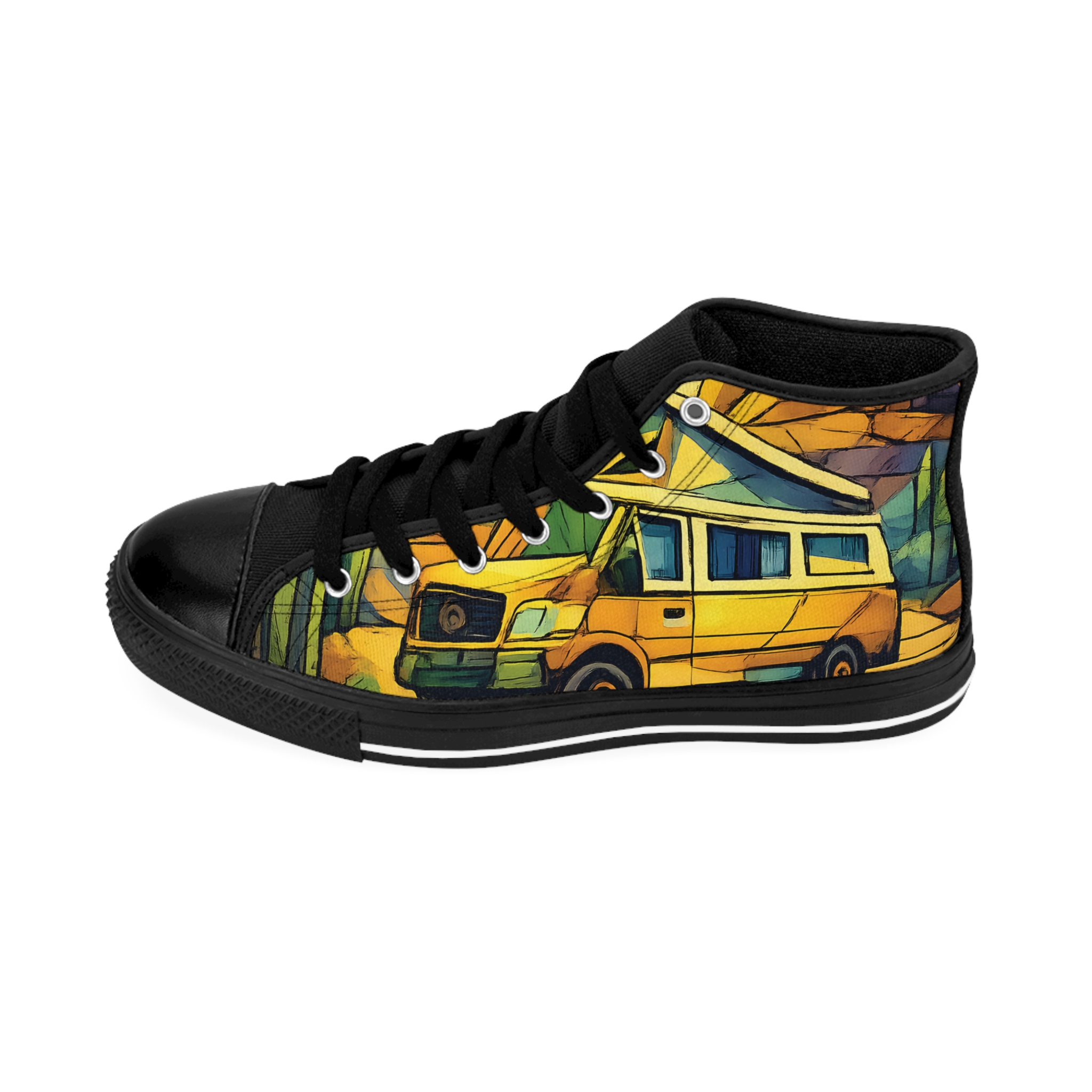 Men's High Top Sneakers — Camper Shoes (Design Cubic-Line)
