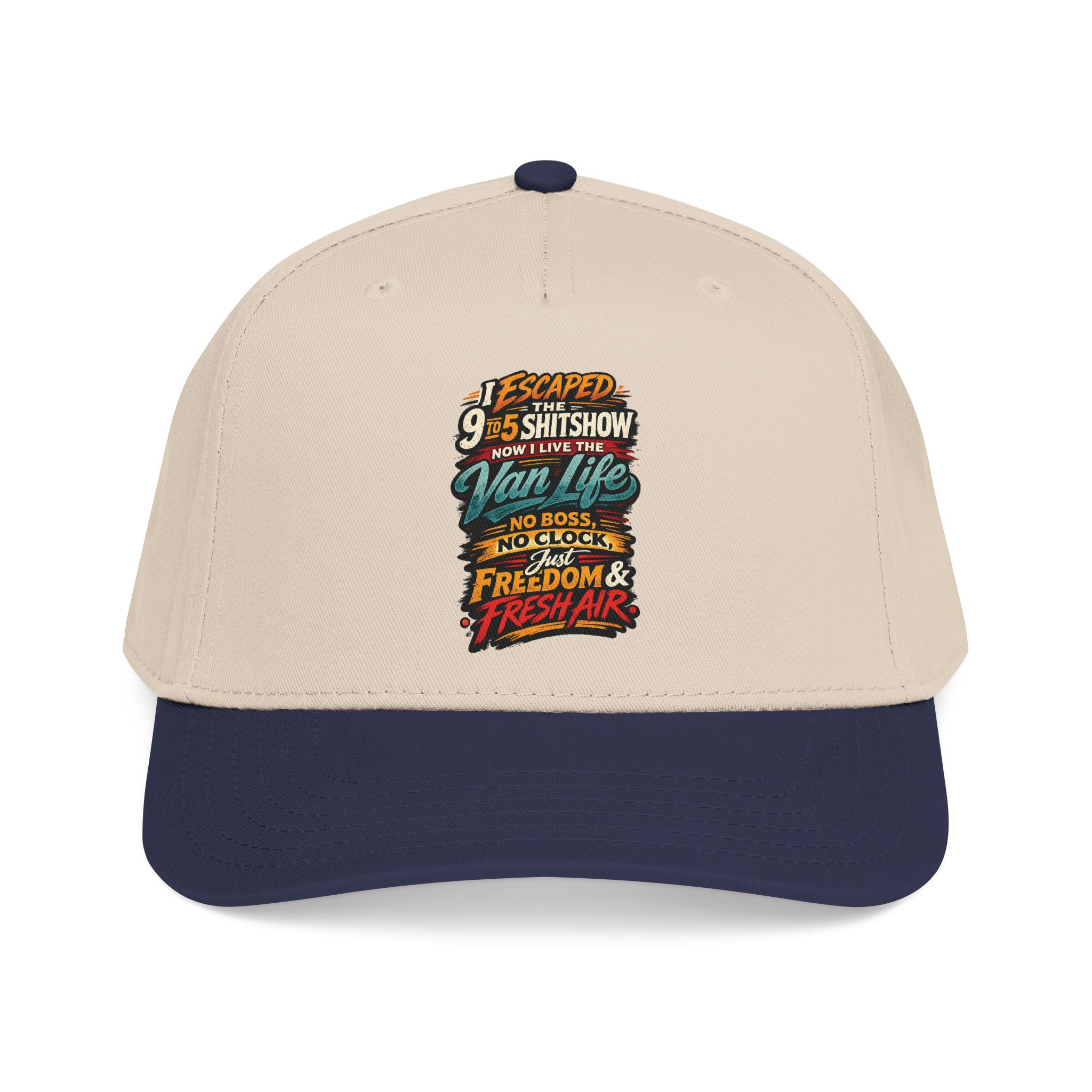 Baseball Cap - "I Escaped The 9 To 5" Design F**K-Line