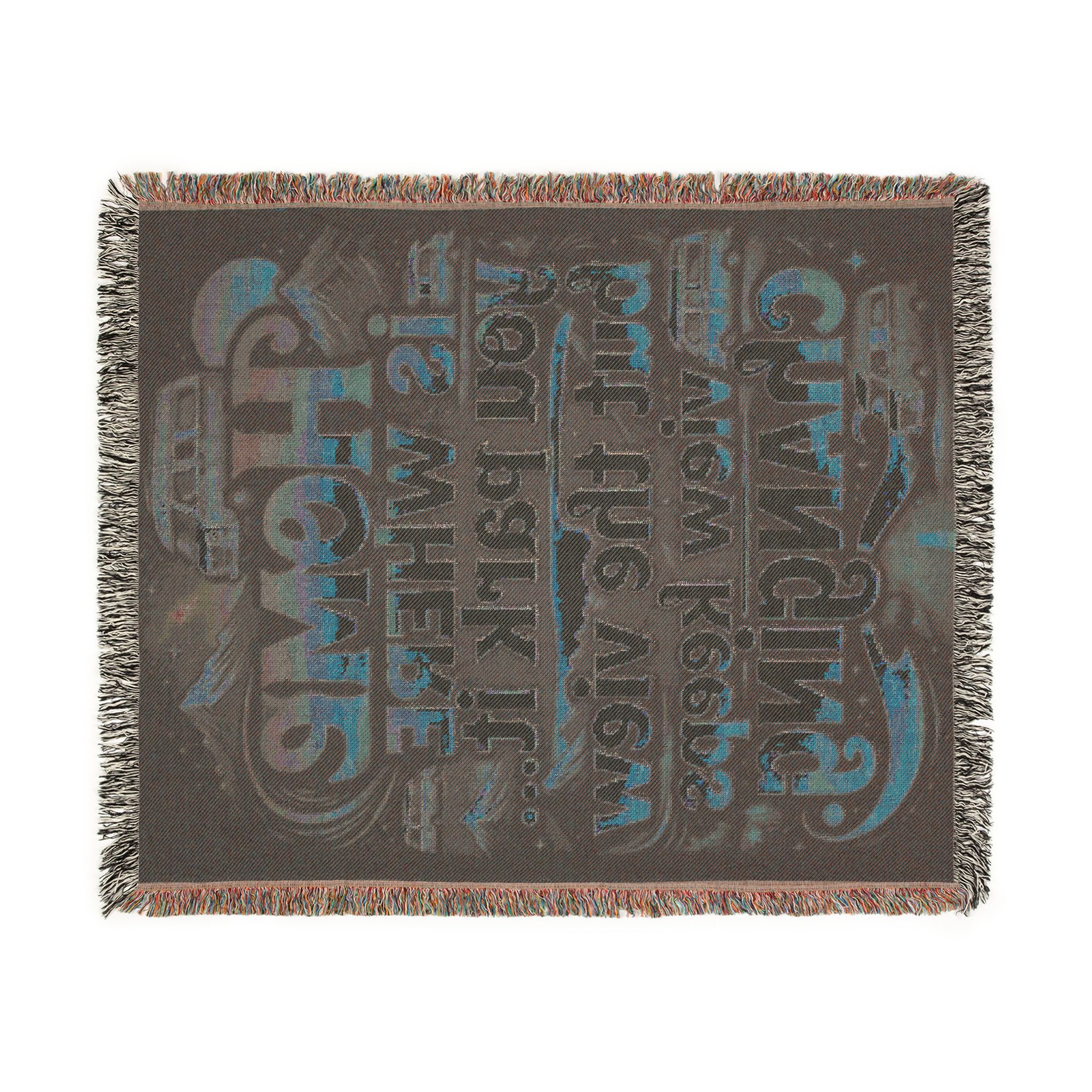 Woven Blanket — "Home Is Where You Park It -But The View keep Changing" RV Camper Vintage Roadtrip Camping Throw