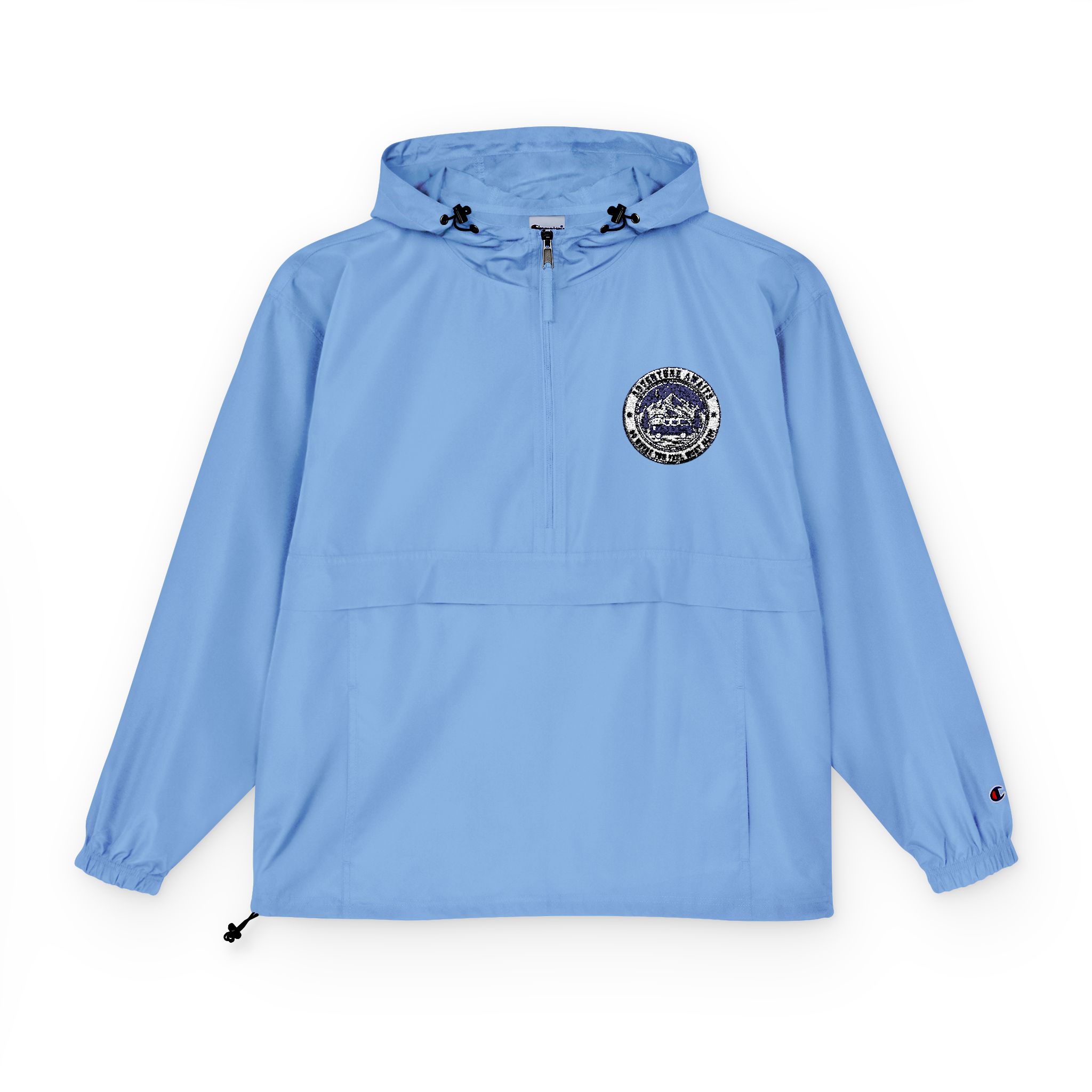 "NEW" Champion Unisex Packable Anorak Jacket -- "Adventure Awaits-Go Where You Feel Most Alive"