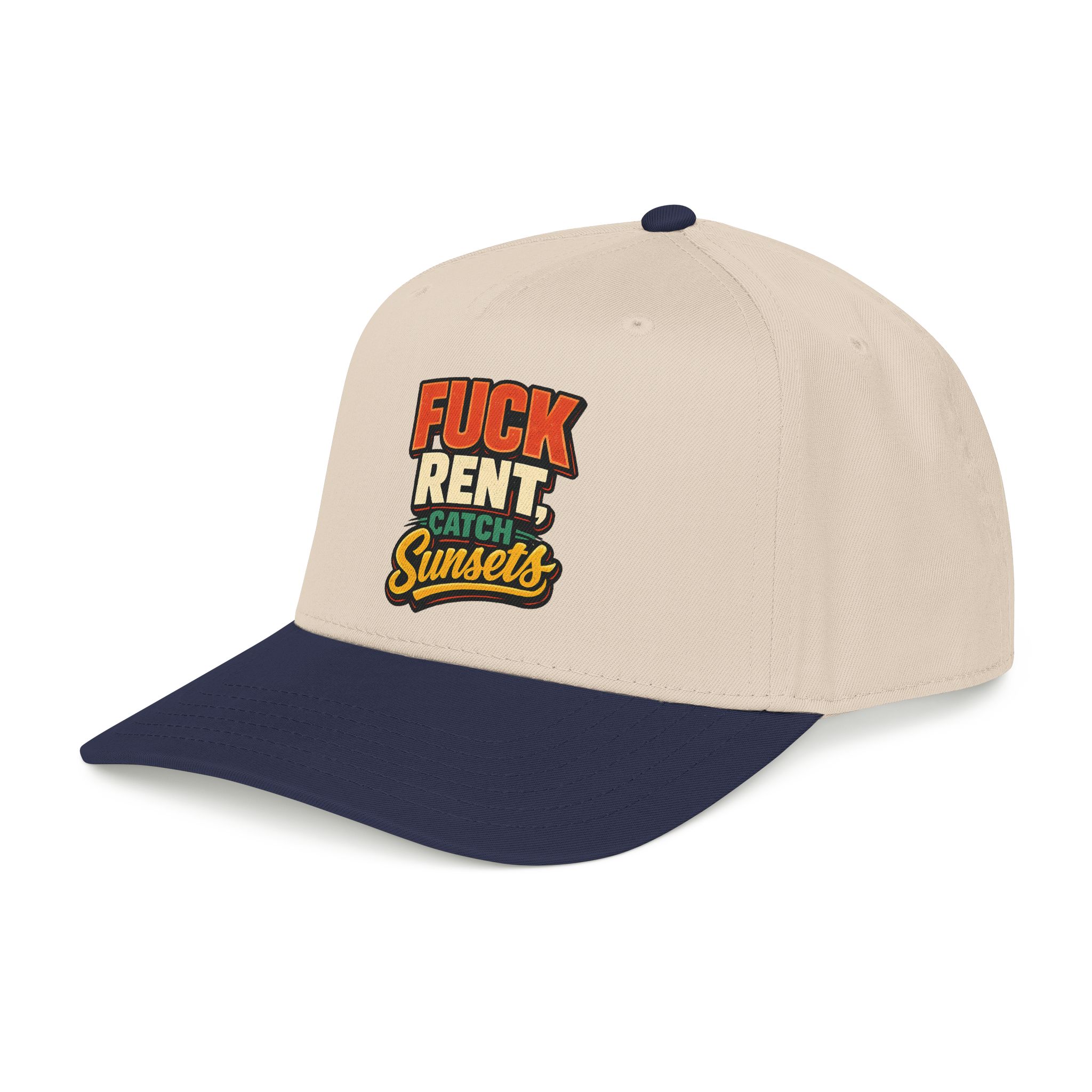 Baseball Cap - "Fuck Rent Catch Sunsets" Design F**K-Line