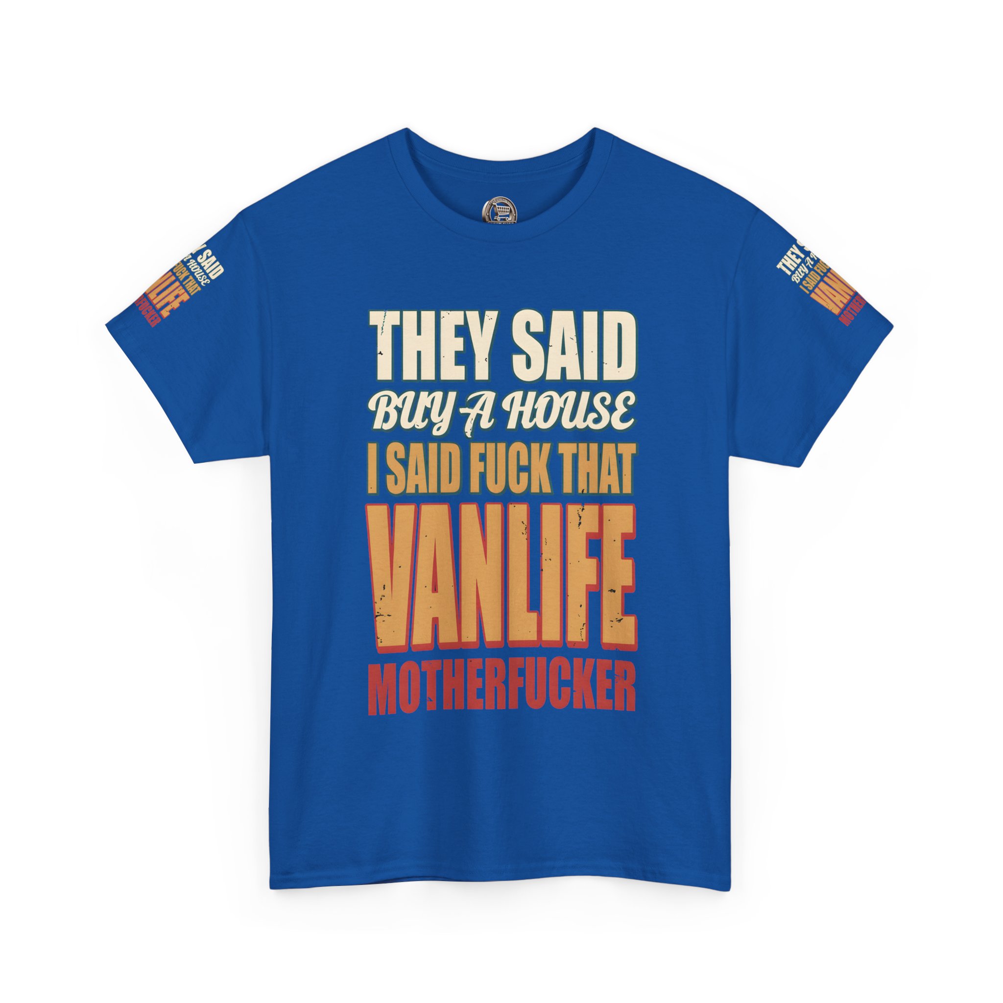 13363172694355247159_2048.jpeg Unisex Heavy Cotton Tee — "They Said Buy A House" Design F**K-Line