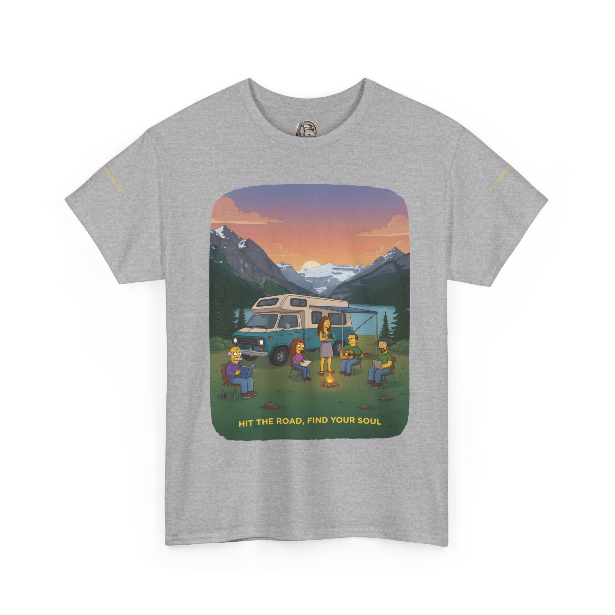 13366362504848878138_2048.jpeg Unisex Heavy Cotton Tee — "Hit The Road-Find Your Soul" Design Sitcom-Line