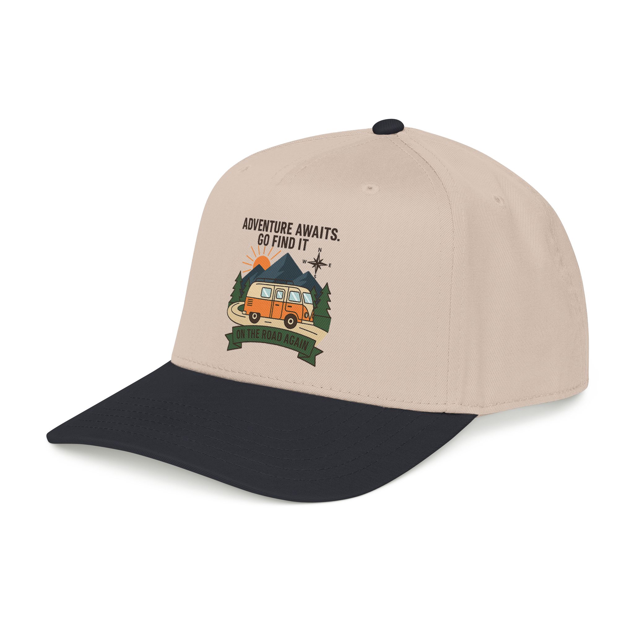 Baseball Cap - "Adventure Awaits" Outdoor Travel Hat