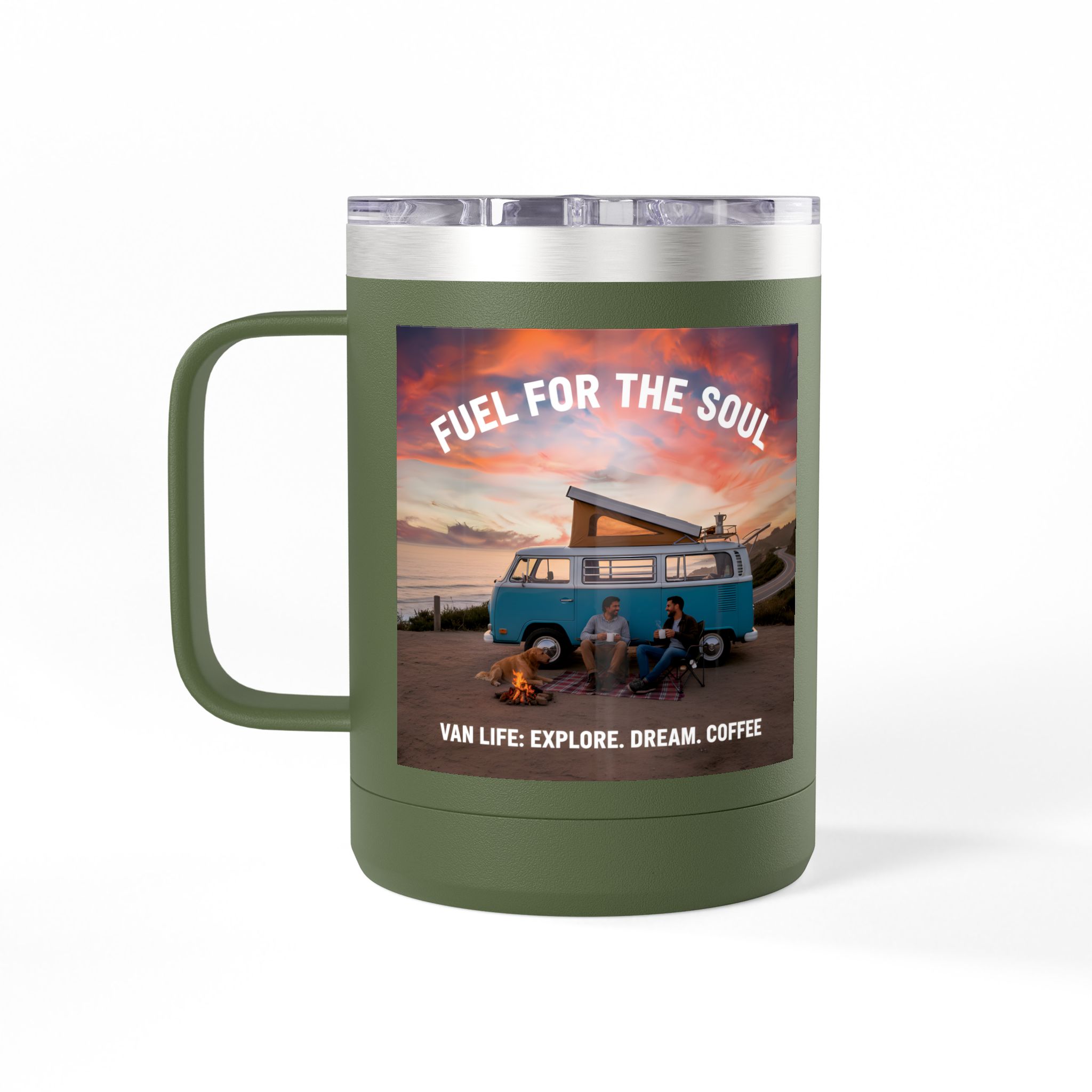 Coffee Mug Tumbler, 15oz — "Fuel for the Soul"