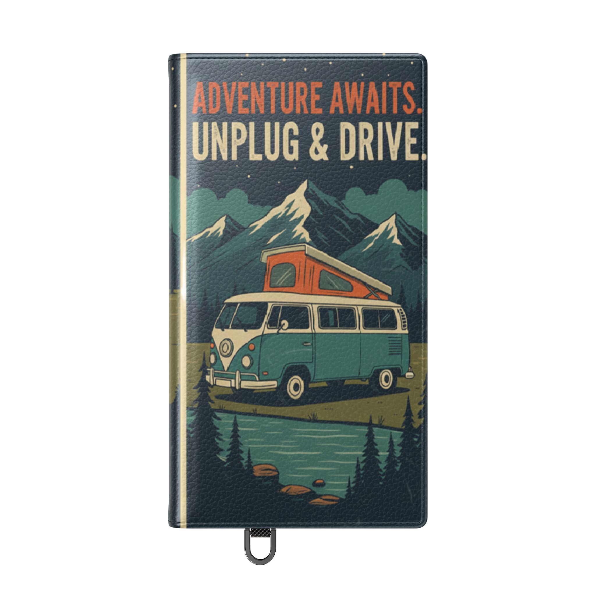 Flip Phone Case — "Fuel Your Journey, Not the Wifi" Wallet Cover