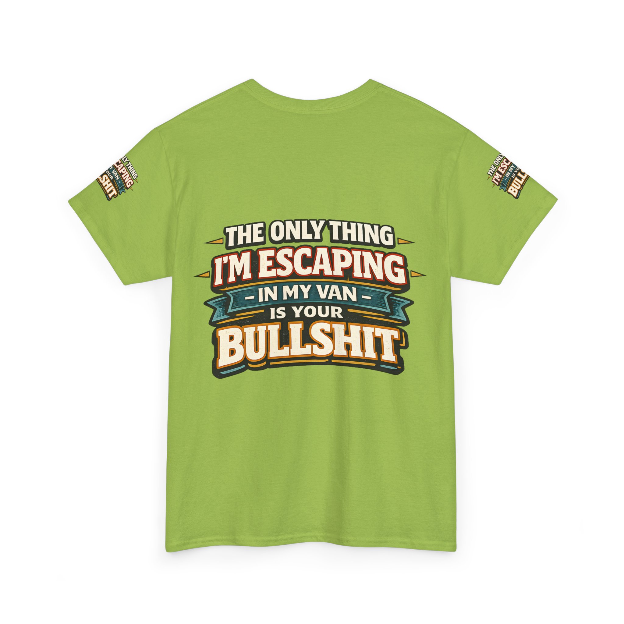 Unisex Heavy Cotton Tee — "The Only Thing I´m Escaping" Design F**K-Line