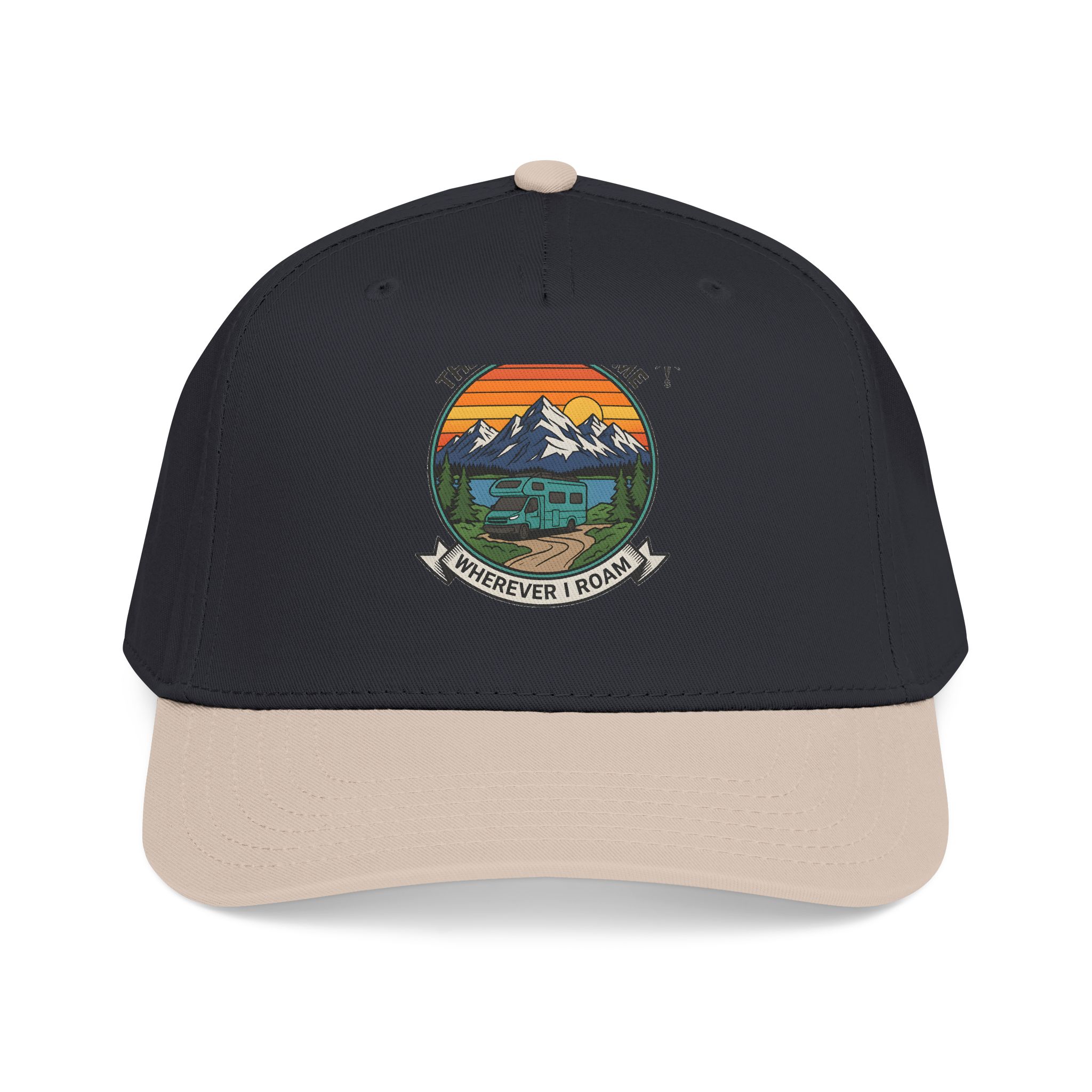 Baseball Cap — "The Road Is Home, Wherever I Roam"