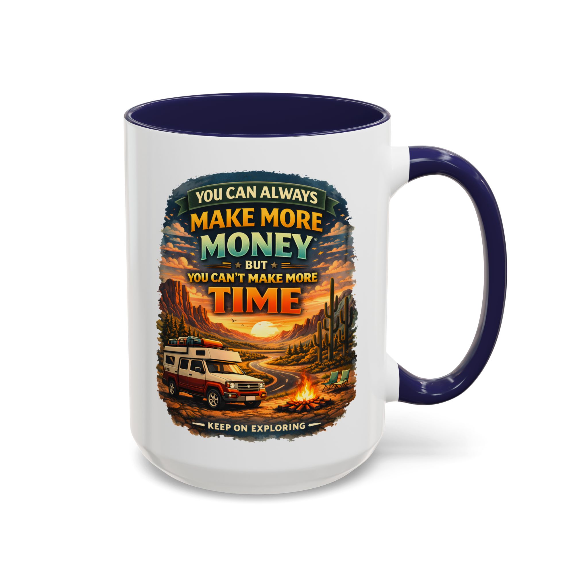 13389993207377572903_2048.jpeg Accent Coffee Mug (11, 15oz) — "You Can Always Make More Money" Design Scenic-Line