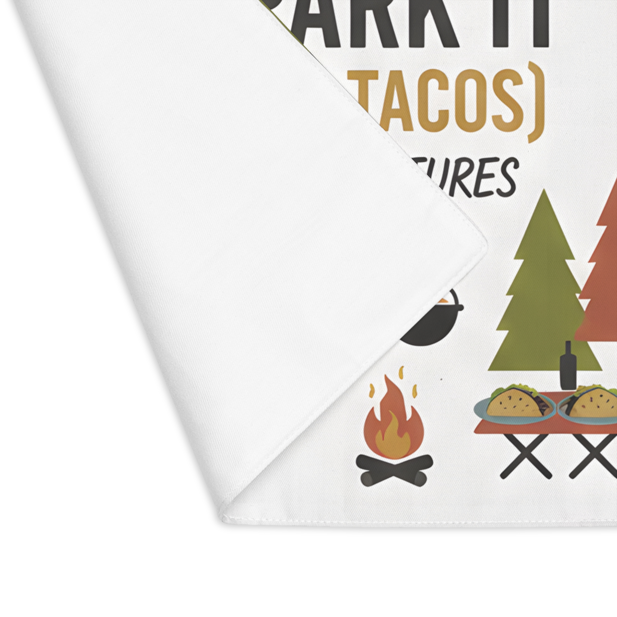 Vanlife Placemat – "Home Is Where You Park It (And Eat Tacos)" Camping Design