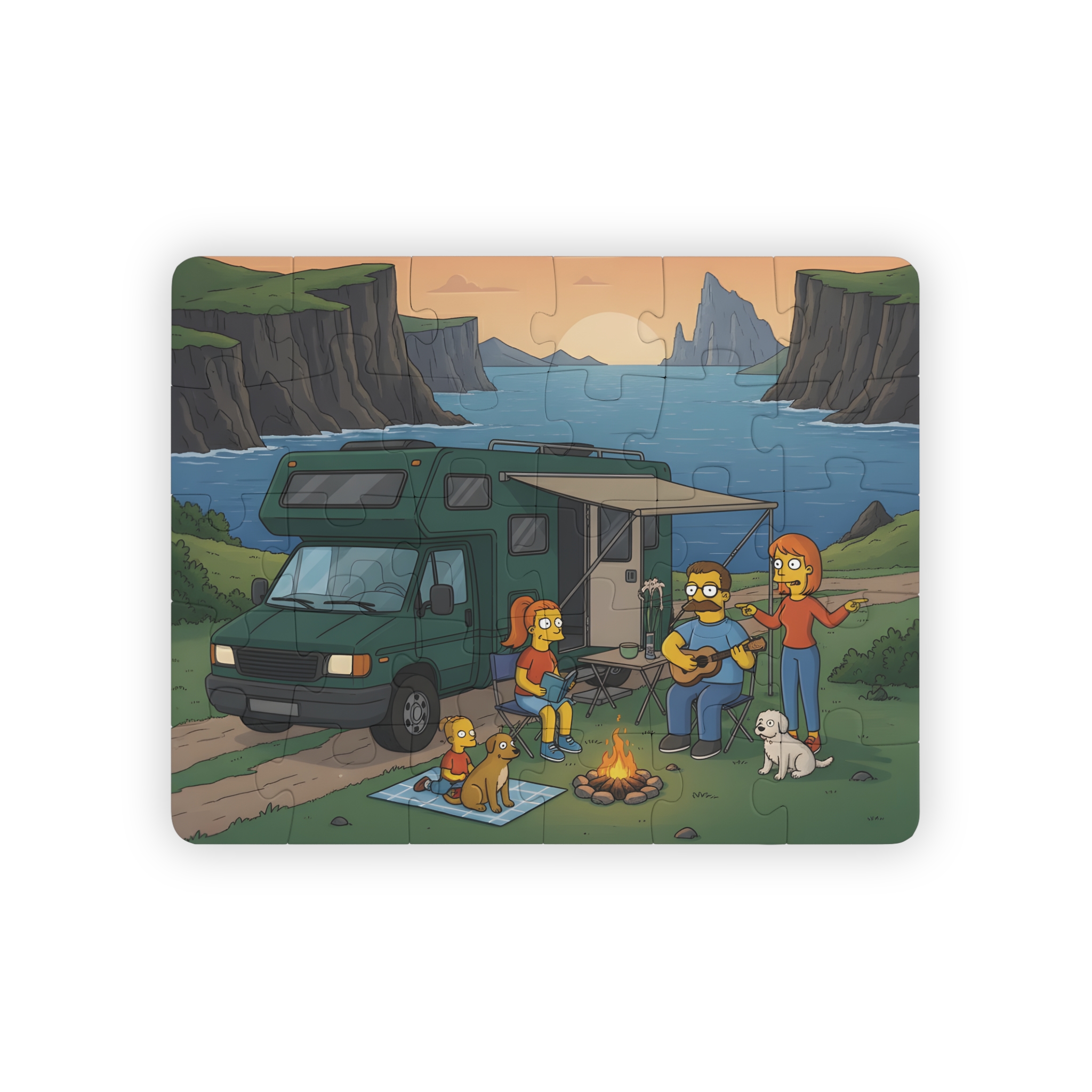 1345537686837741747_2048.jpeg Kids' 30‑Piece Camping Puzzle— Family RV Camping Jigsaw for Children