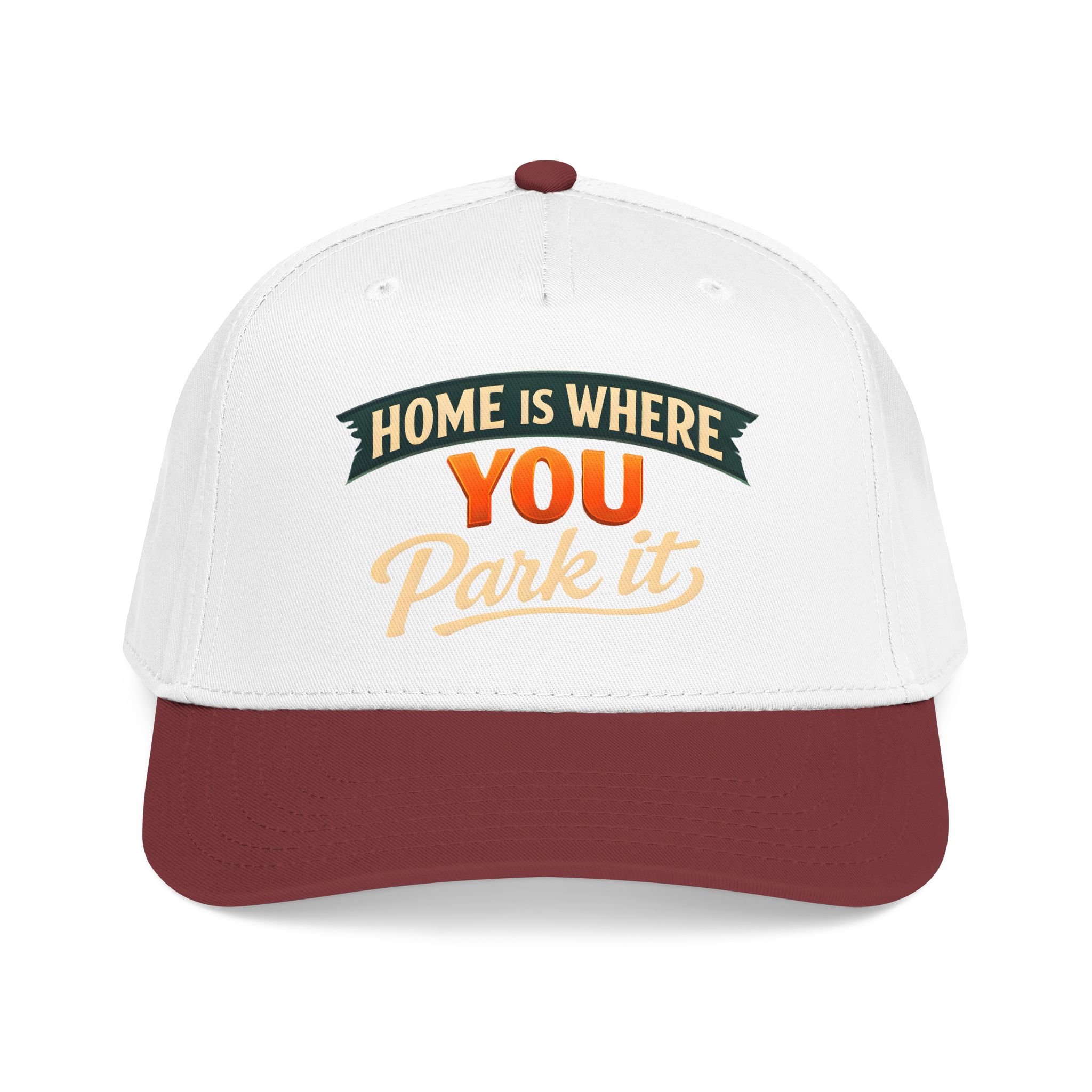 Baseball Cap - "Home Is where You Park It" Design Scenic-Line