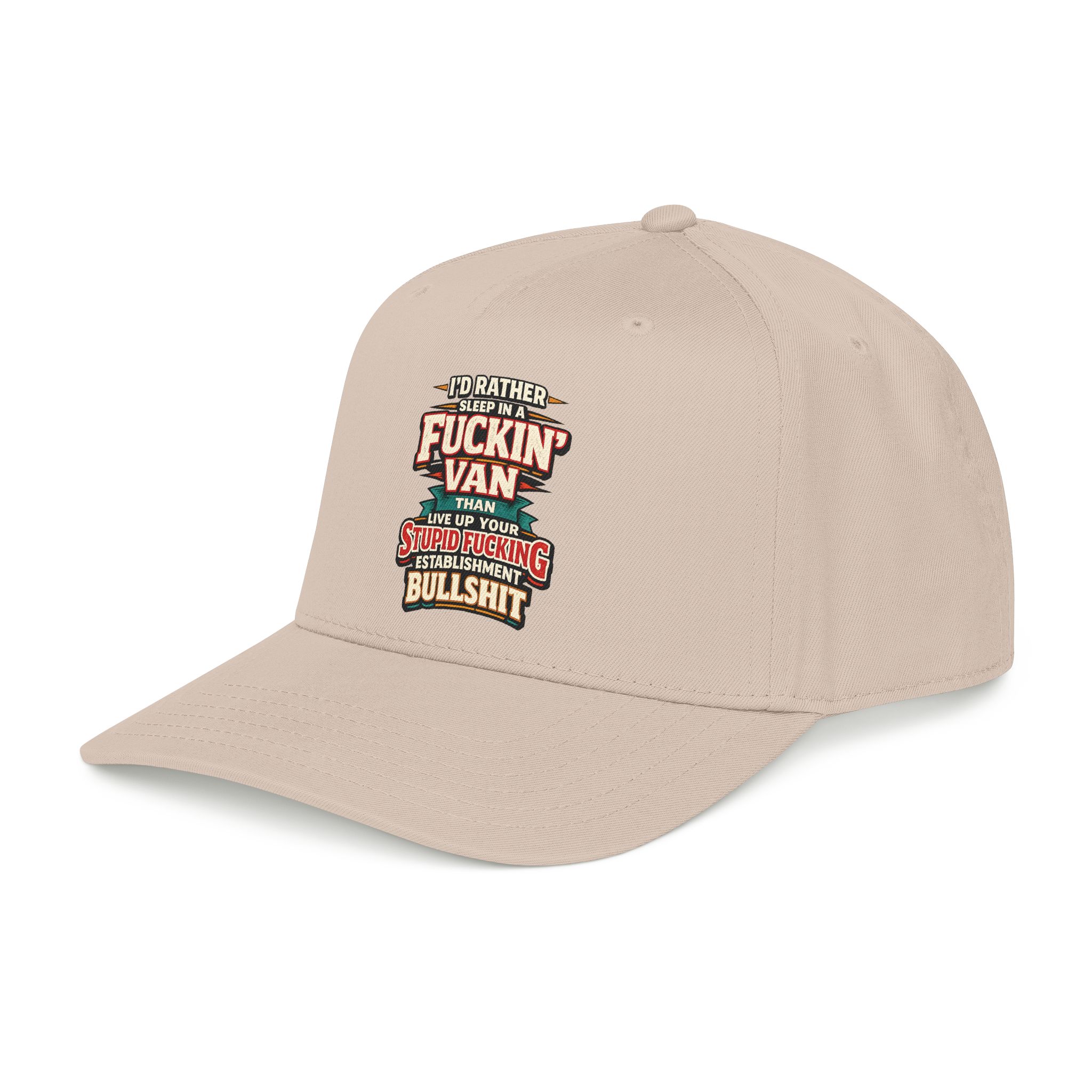 Baseball Cap - "I´d Rather Sleep in A Fucking Van" Design F**K-Line