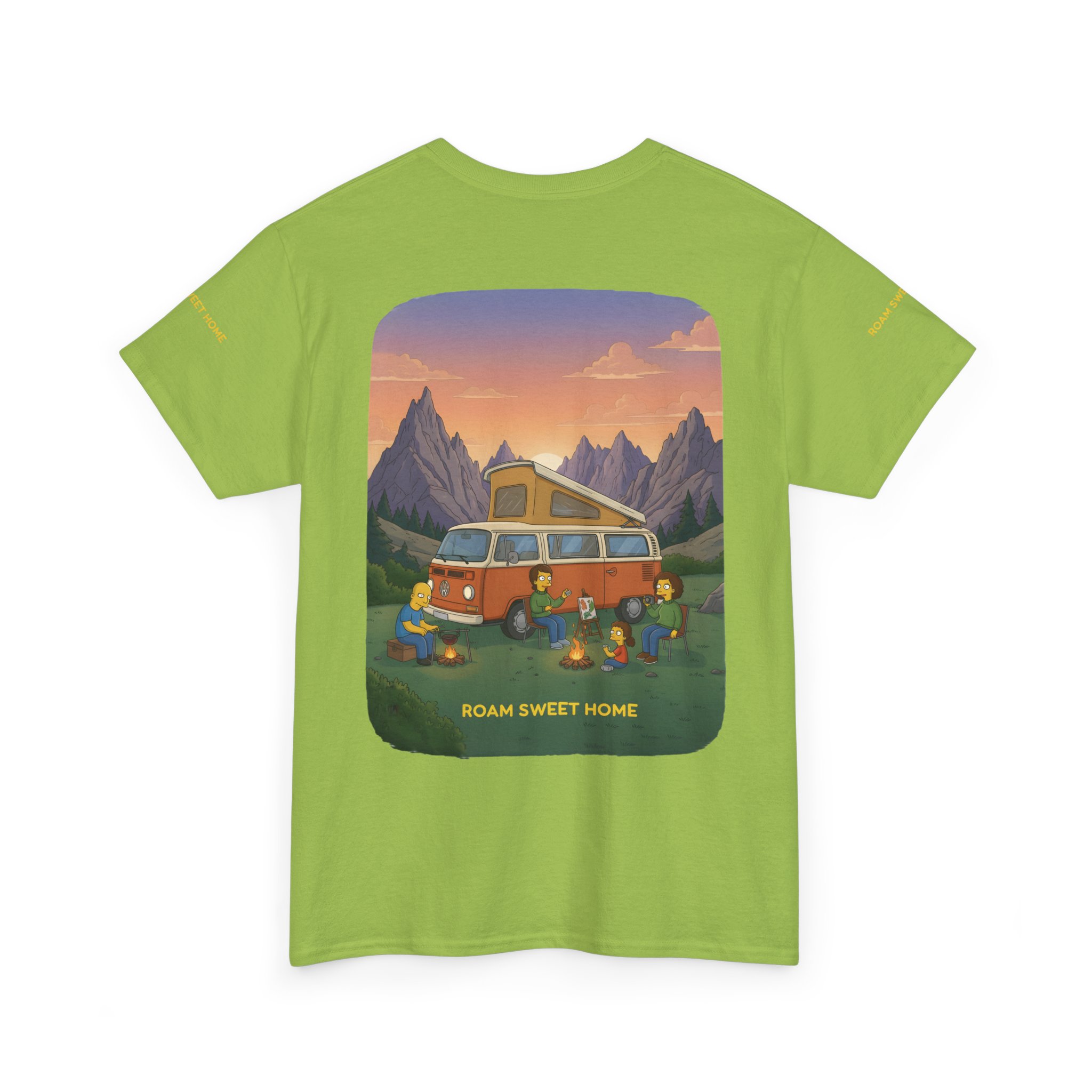 Unisex Heavy Cotton Tee — "Roam Sweet Home" Design Sitcom-Line