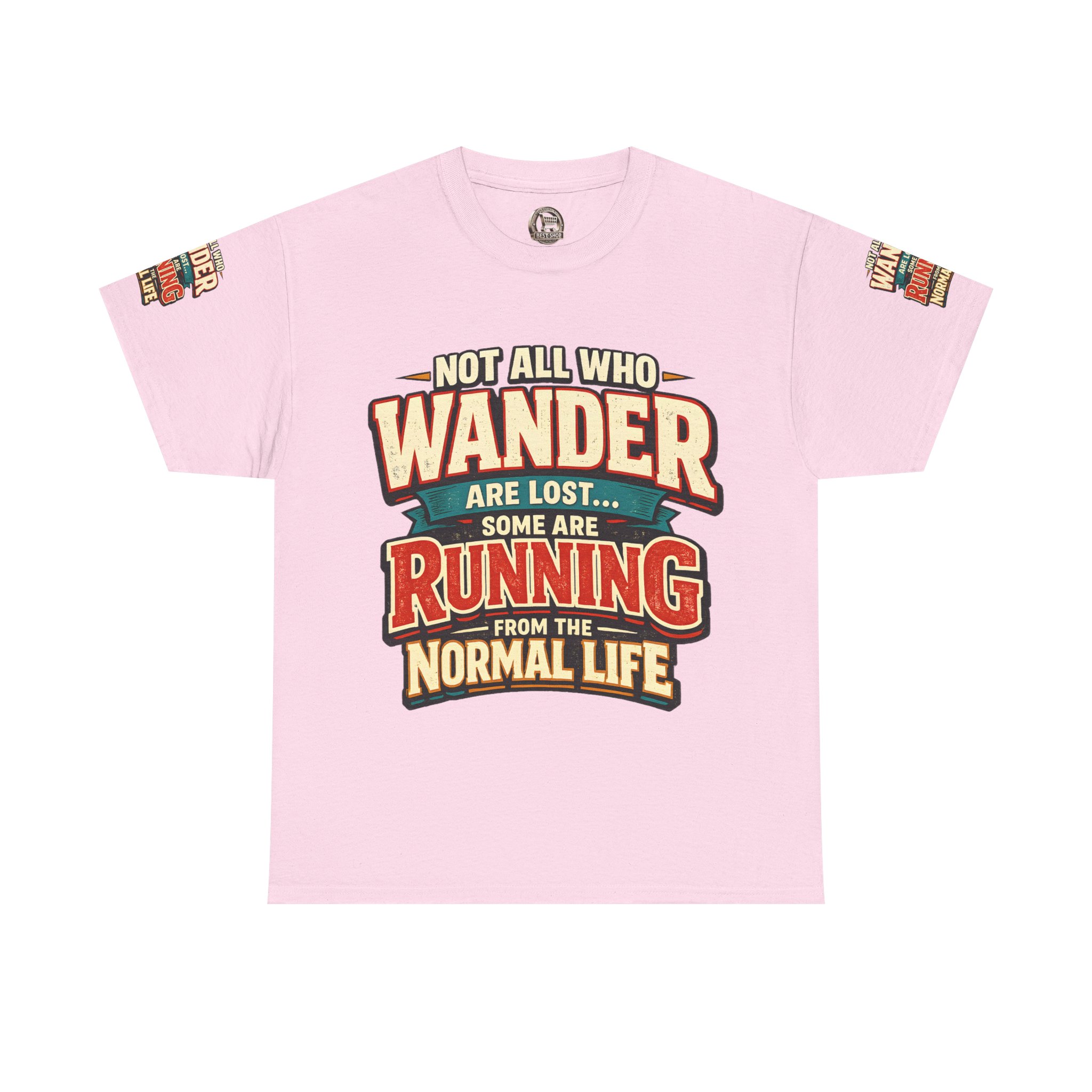 13516658259803212494_2048.jpeg Unisex Heavy Cotton Tee — "Not All Who Wander Are Lost" Design F**K-Line